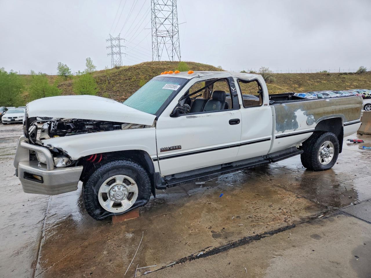 1997 Dodge Ram 2500 White vin: 3B7KF23D4VM543454