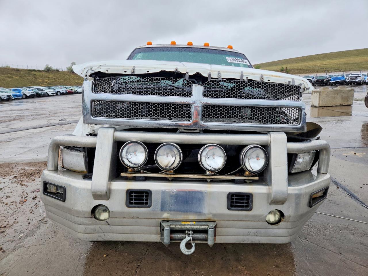 1997 Dodge Ram 2500 White vin: 3B7KF23D4VM543454