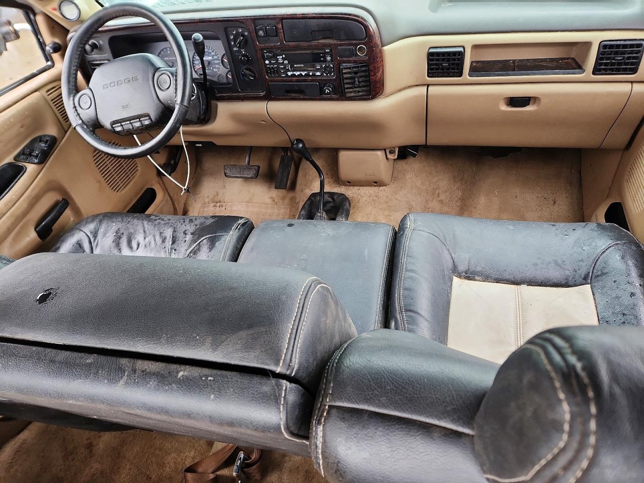 1997 Dodge Ram 2500 White vin: 3B7KF23D4VM543454