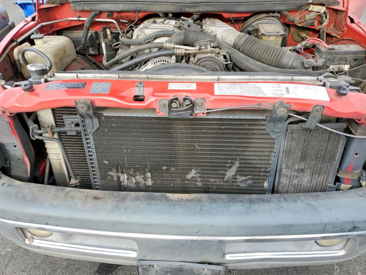 1996 Dodge Ram 2500 Red vin: 3B7KF23W3TM185116