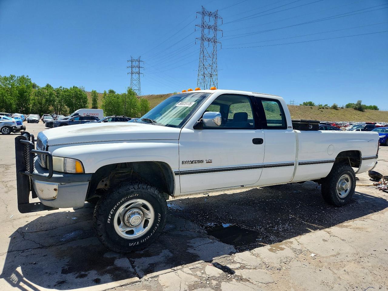 1995 Dodge Ram 2500 White vin: 3B7KF23WXSM139300