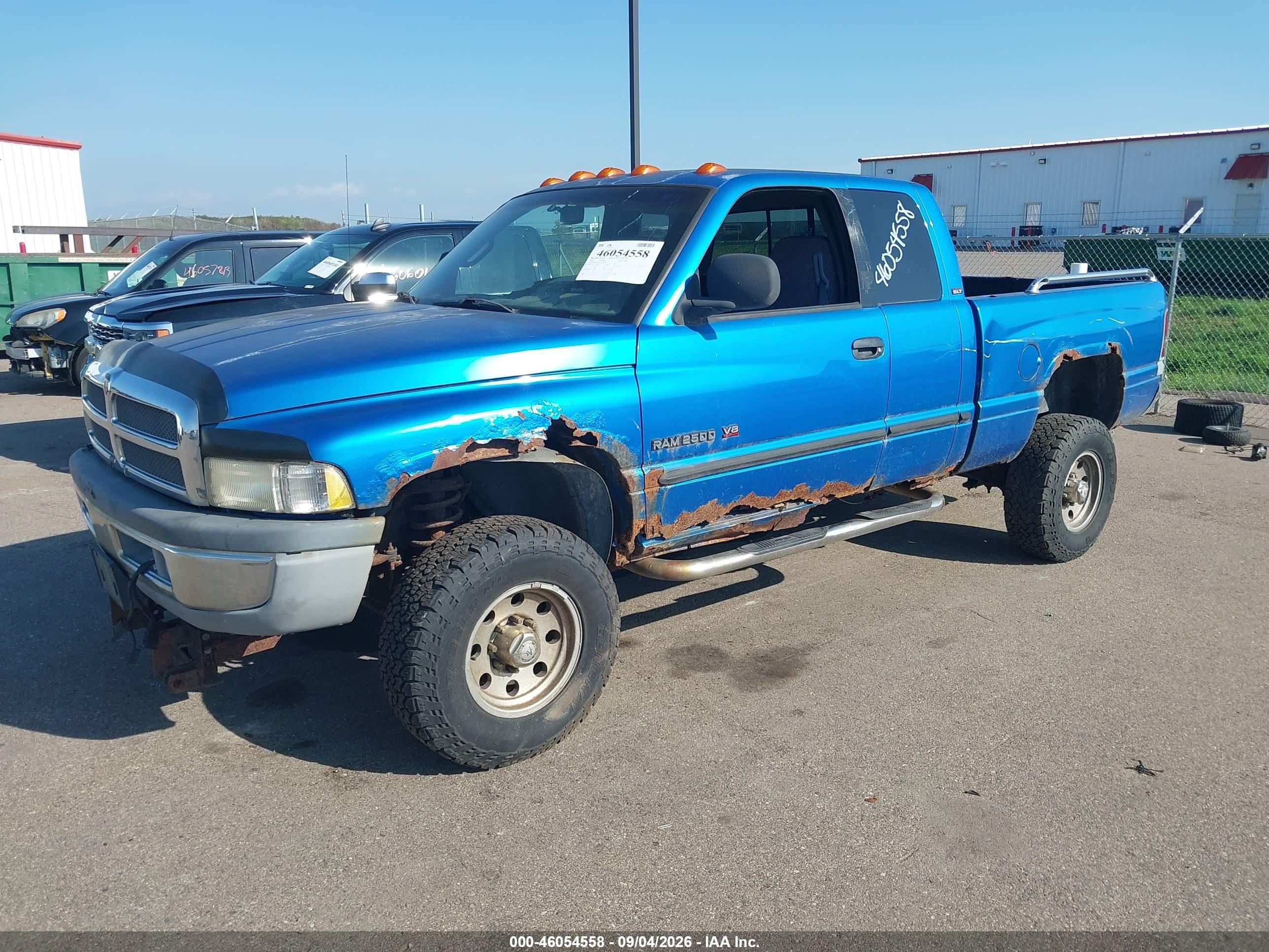2000 Dodge Ram 2500 St Синий vin: 3B7KF23Z0YG112009