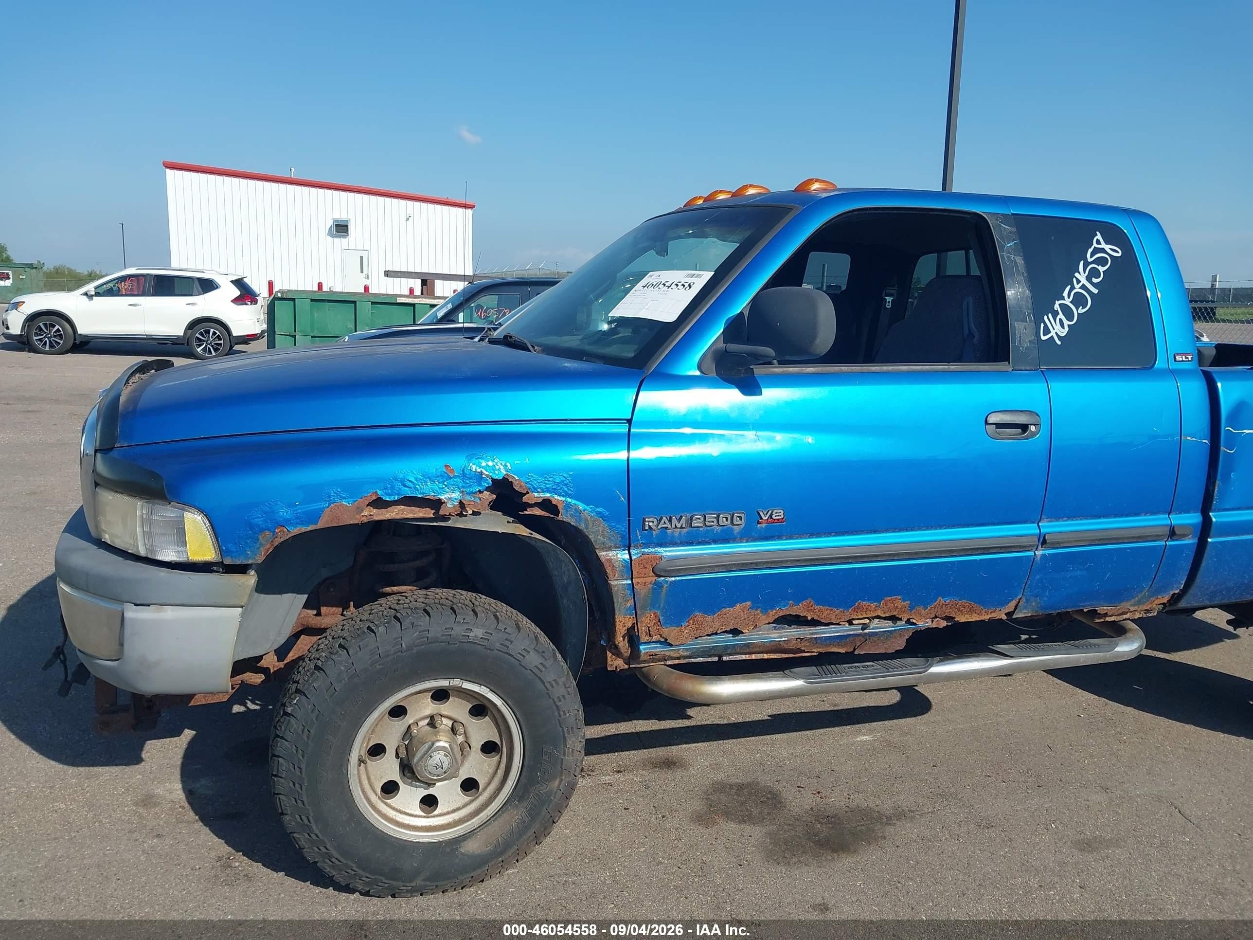 2000 Dodge Ram 2500 St Синий vin: 3B7KF23Z0YG112009