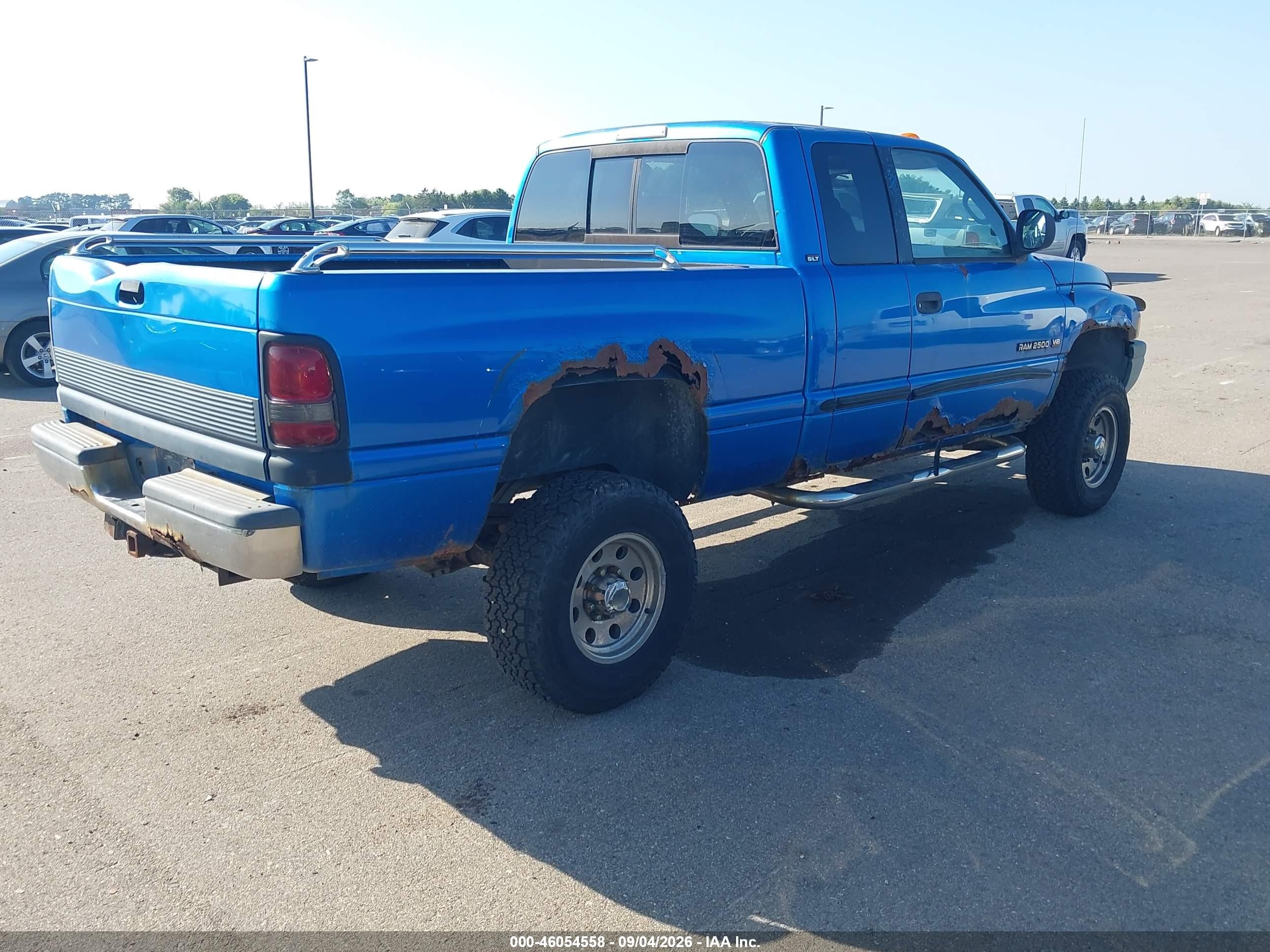 2000 Dodge Ram 2500 St Синий vin: 3B7KF23Z0YG112009