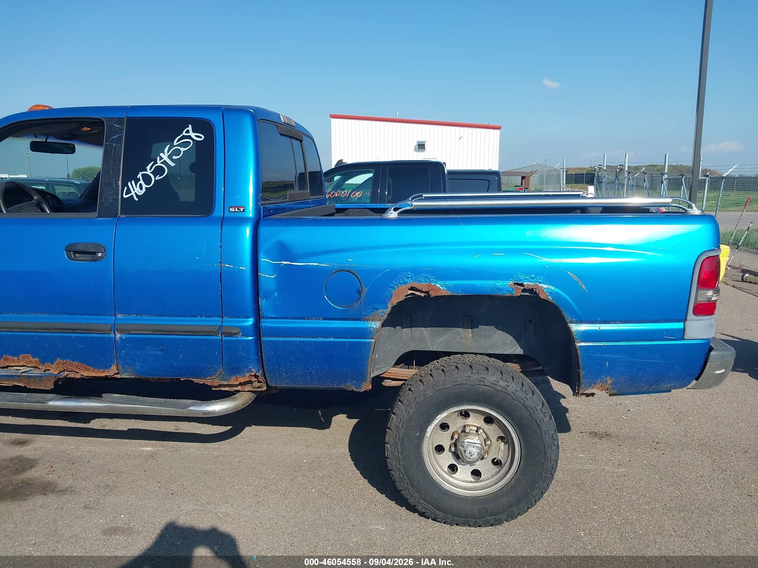 2000 Dodge Ram 2500 St Синий vin: 3B7KF23Z0YG112009