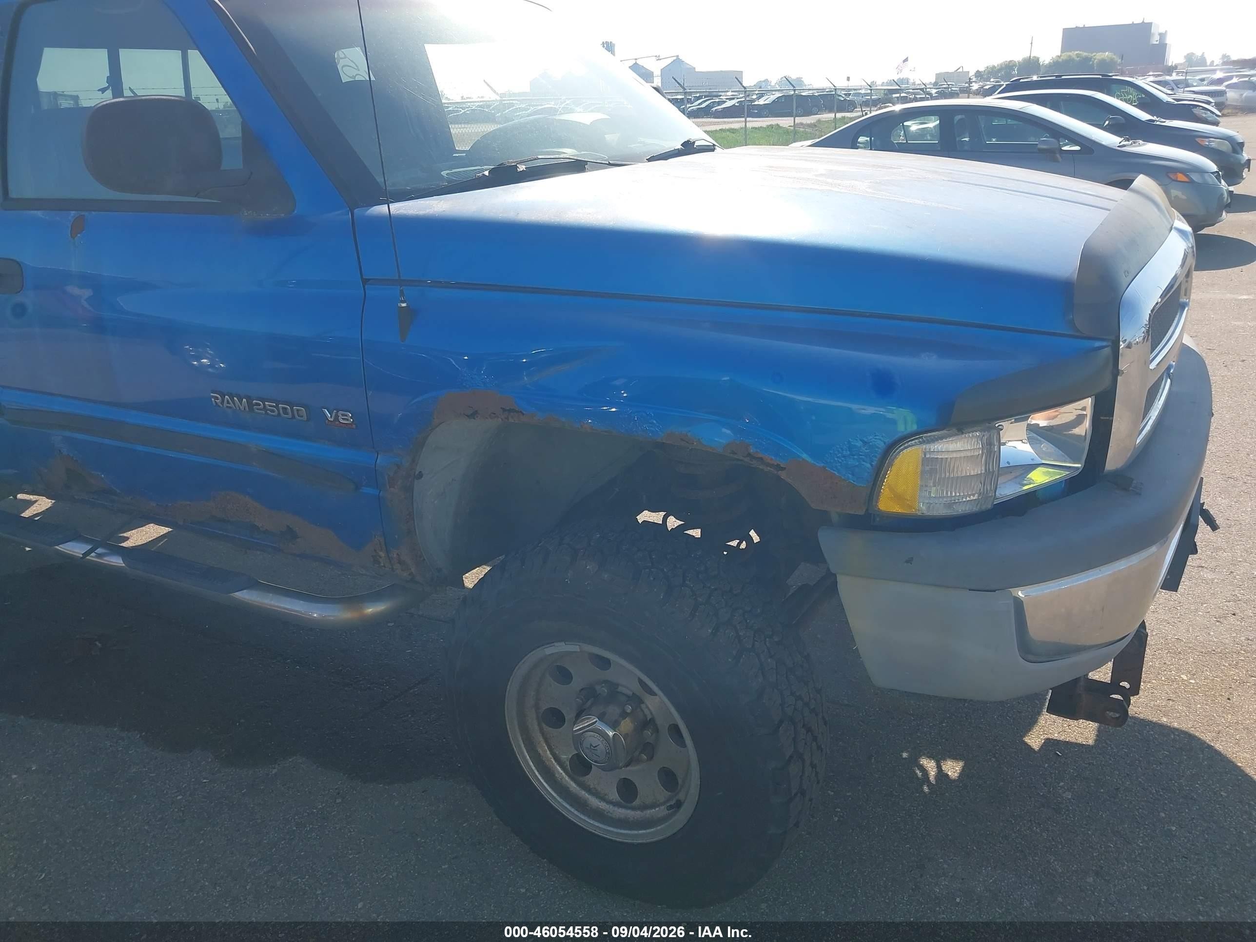 2000 Dodge Ram 2500 St Синий vin: 3B7KF23Z0YG112009