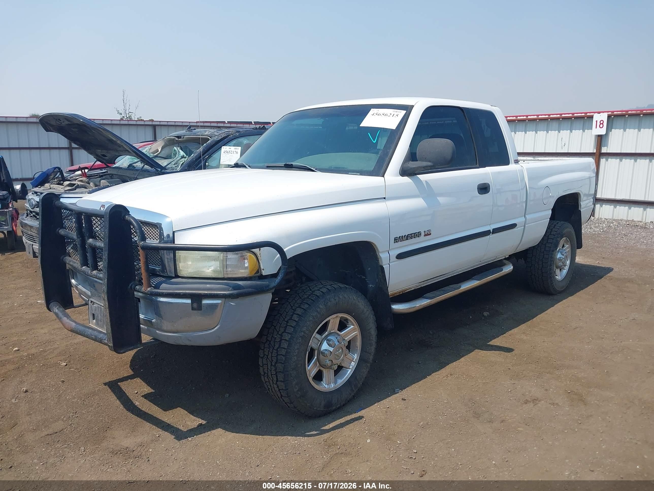 2002 Dodge Ram 2500 St White vin: 3B7KF23Z22M278993
