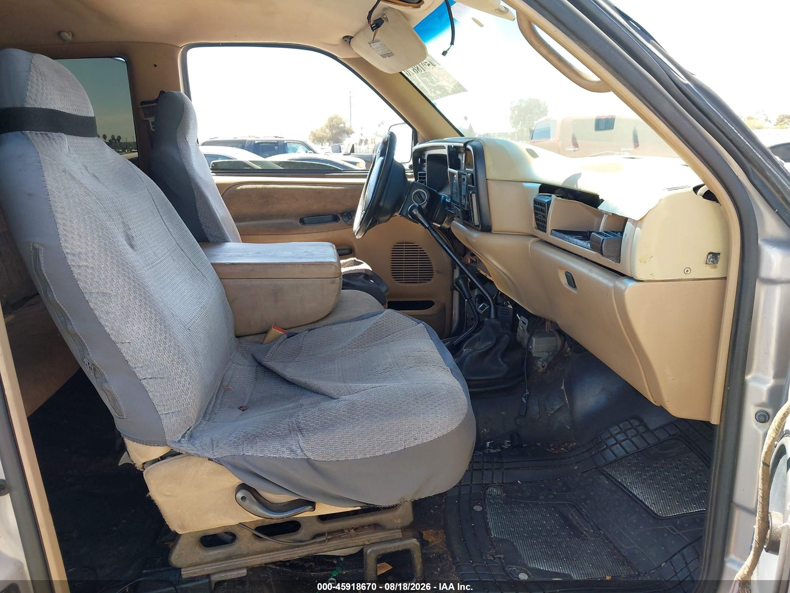 1997 Dodge Ram 2500 St Silver vin: 3B7KF23Z2VG776615