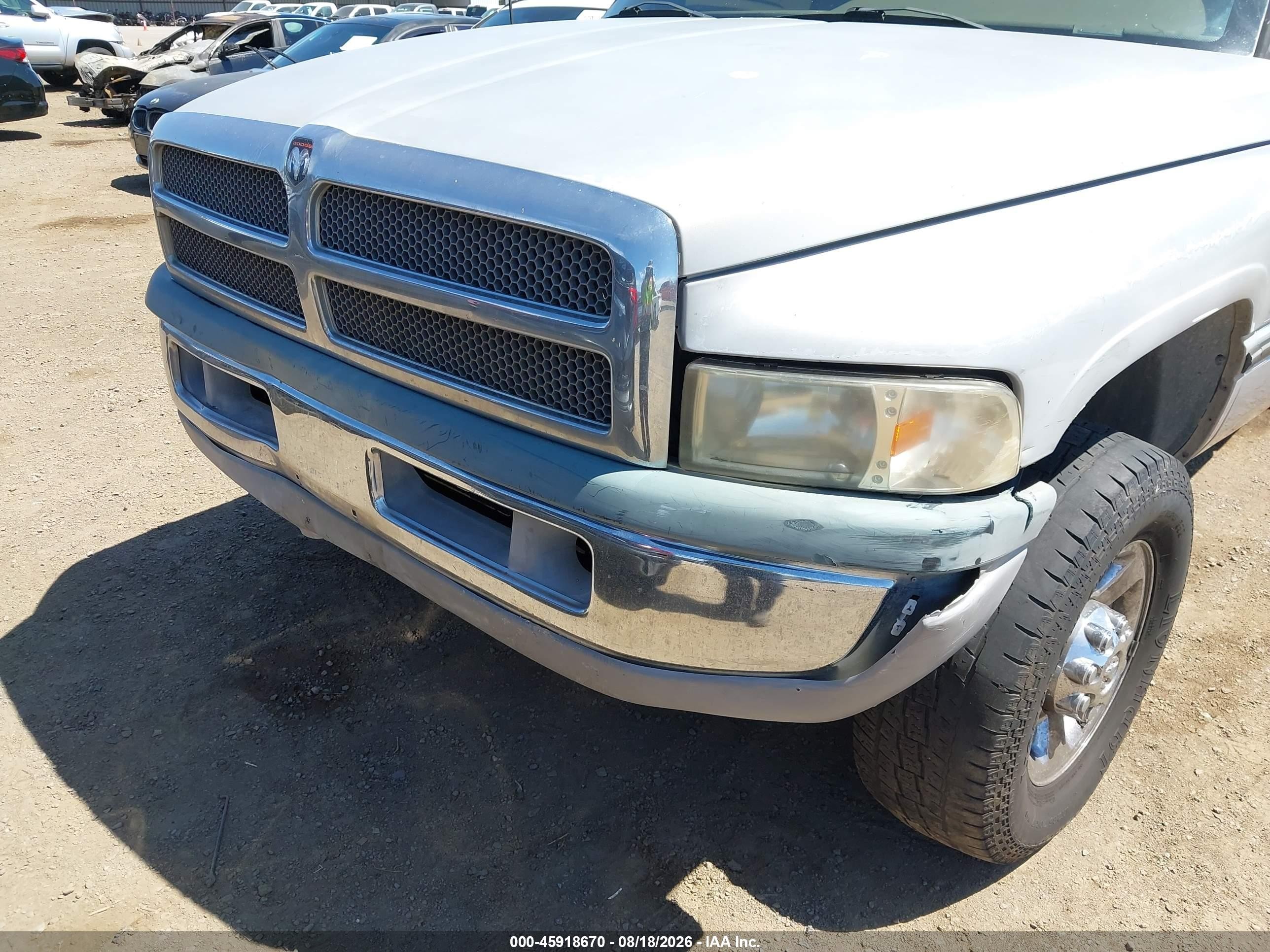 1997 Dodge Ram 2500 St Silver vin: 3B7KF23Z2VG776615