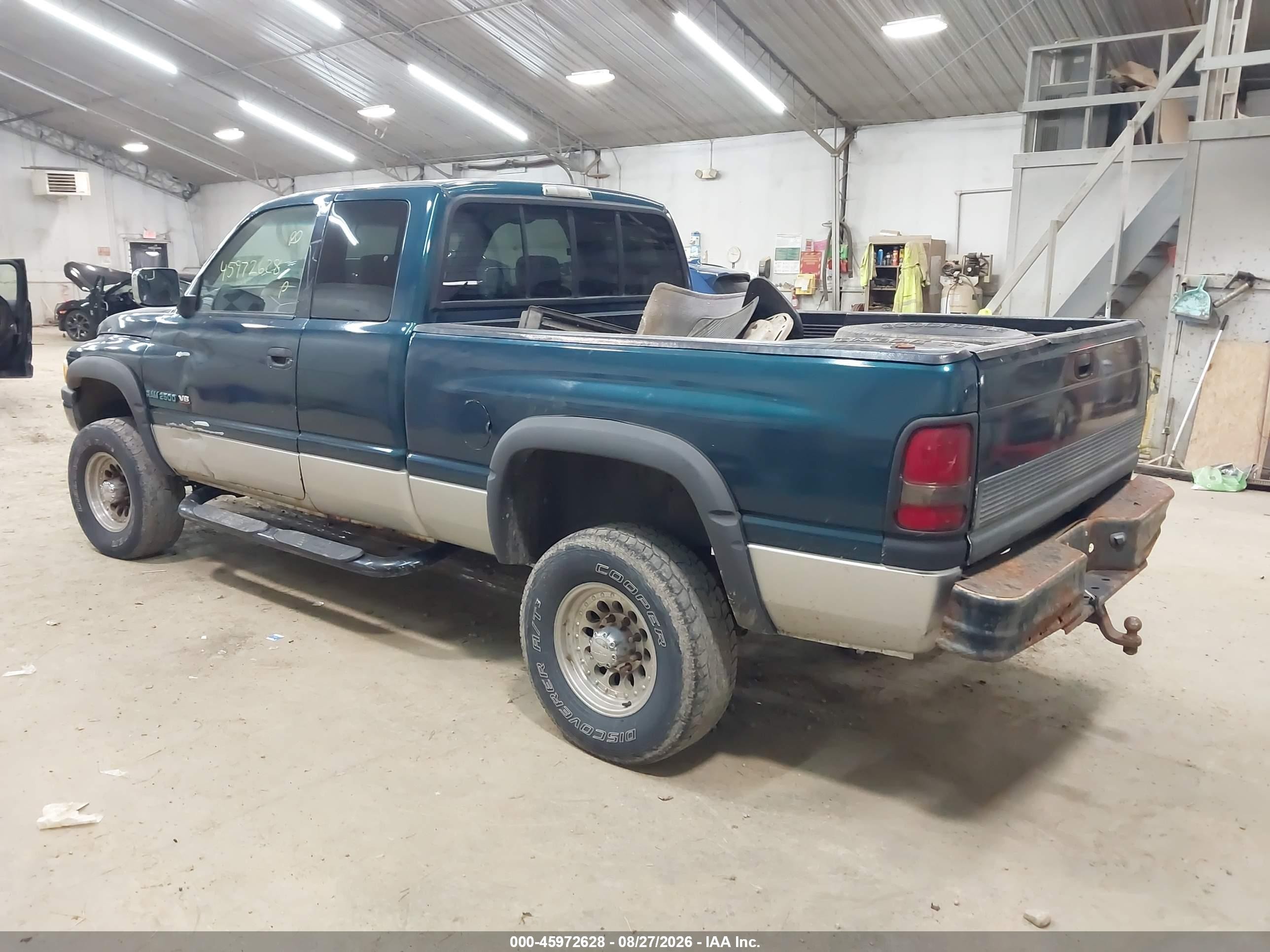 1997 Dodge Ram 2500 St Green vin: 3B7KF23Z4VG767110