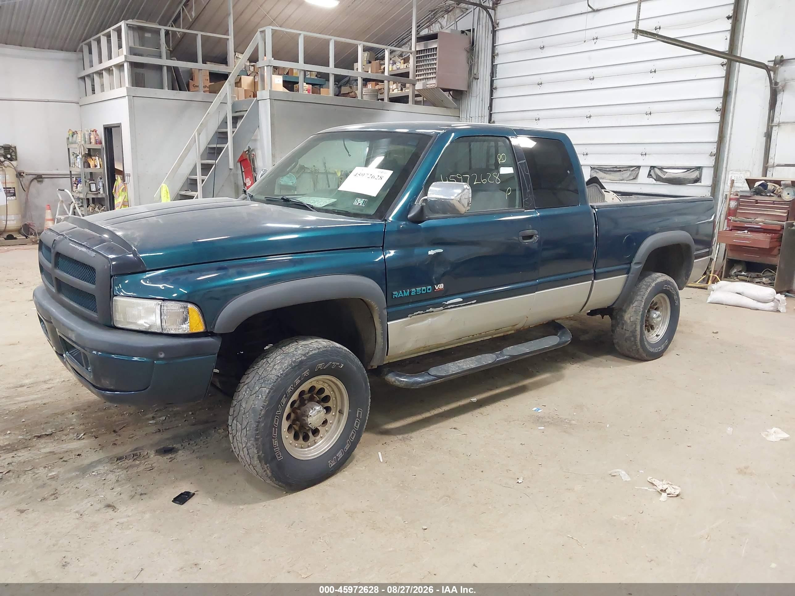 1997 Dodge Ram 2500 St Green vin: 3B7KF23Z4VG767110