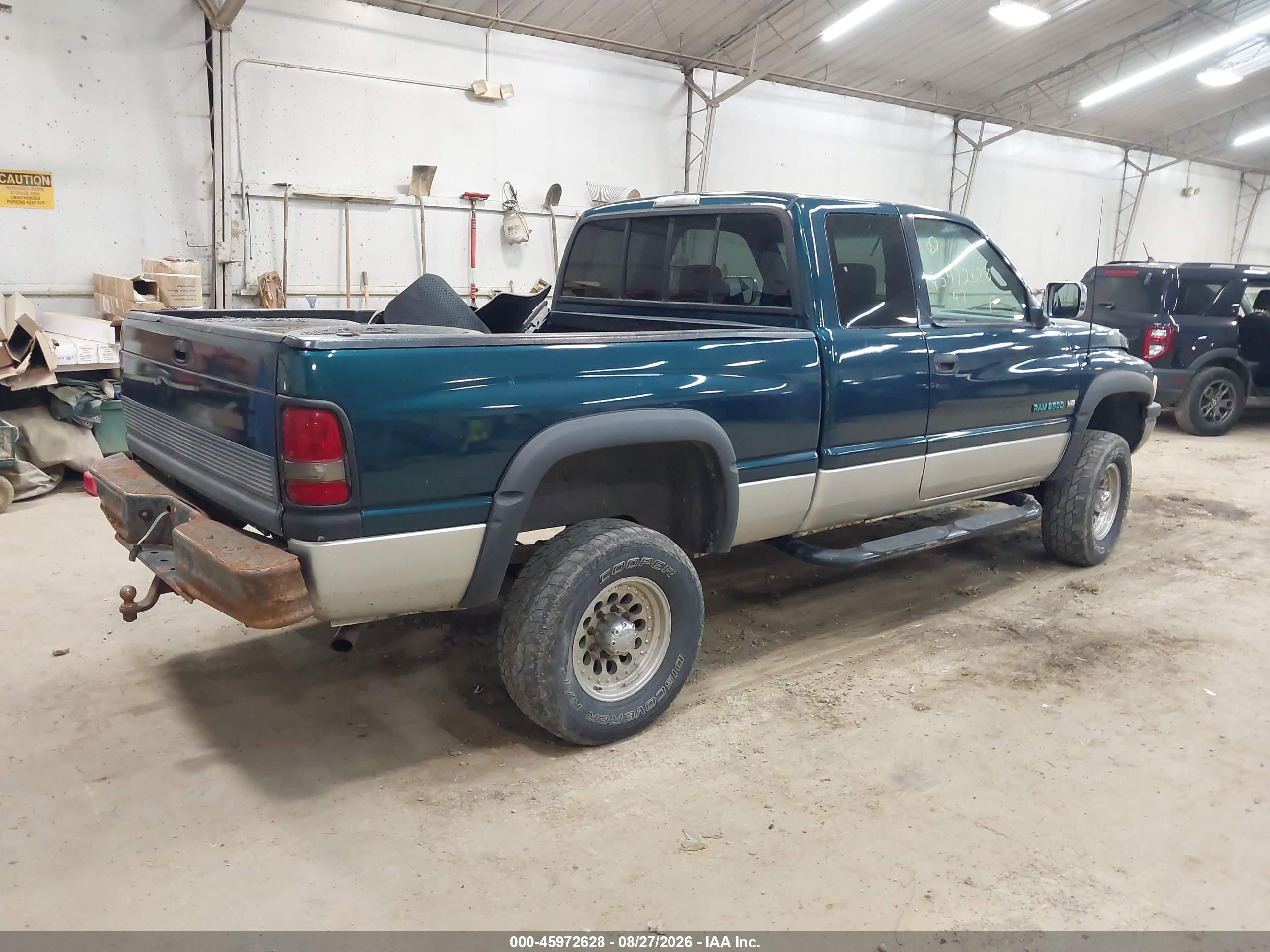 1997 Dodge Ram 2500 St Green vin: 3B7KF23Z4VG767110