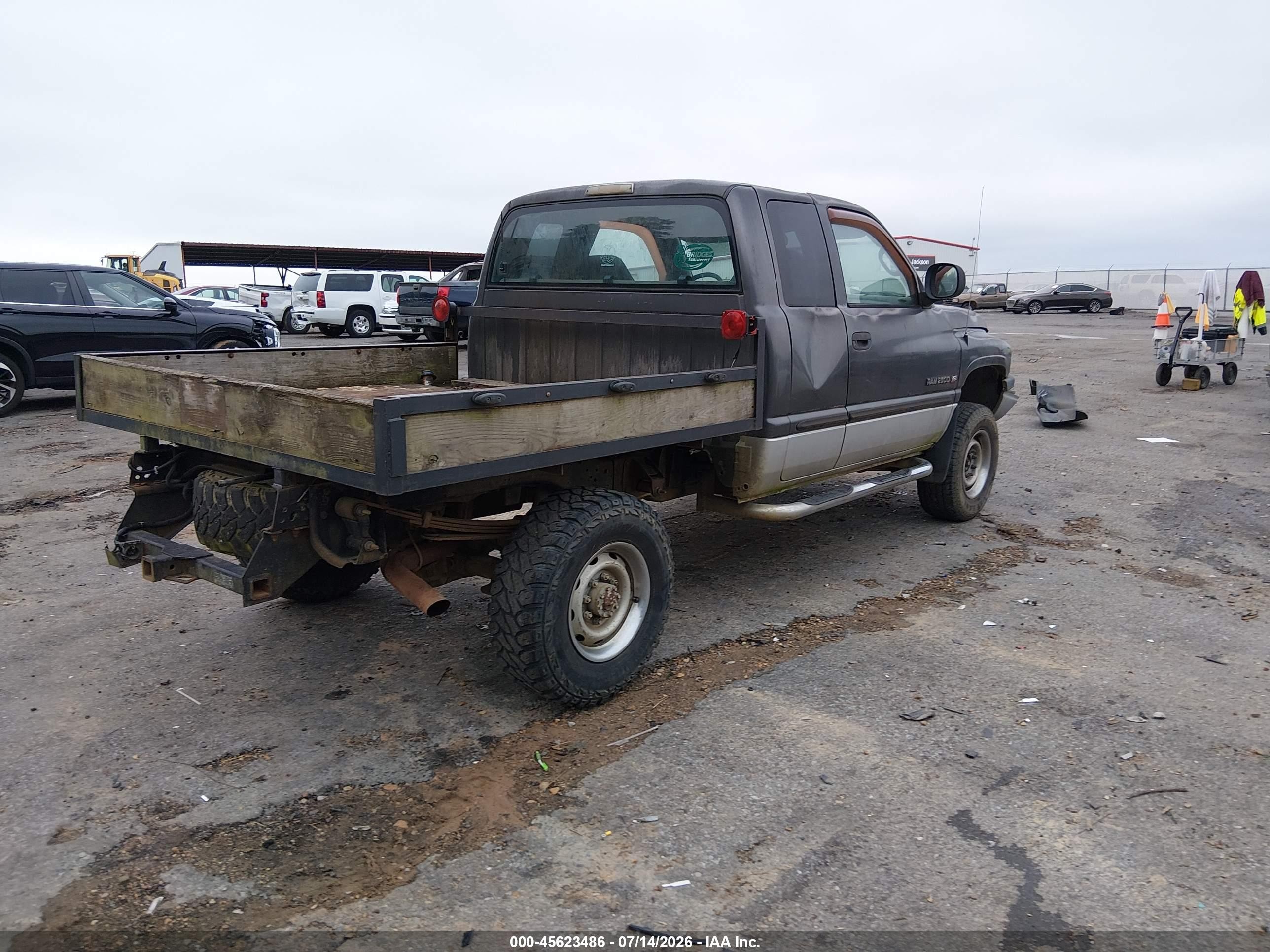2002 Dodge Ram 2500 St Gray vin: 3B7KF23Z62M238772