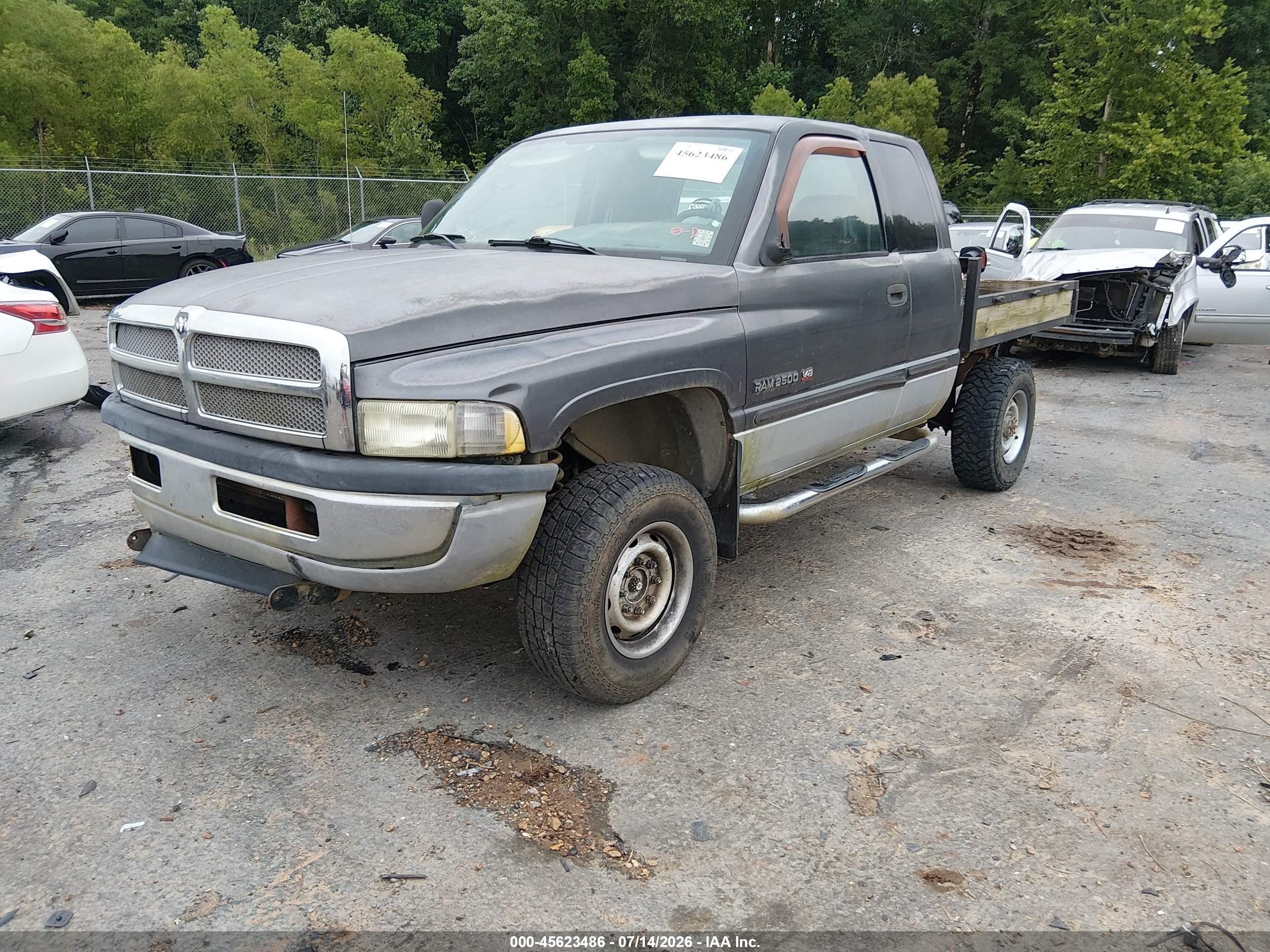 2002 Dodge Ram 2500 St Gray vin: 3B7KF23Z62M238772