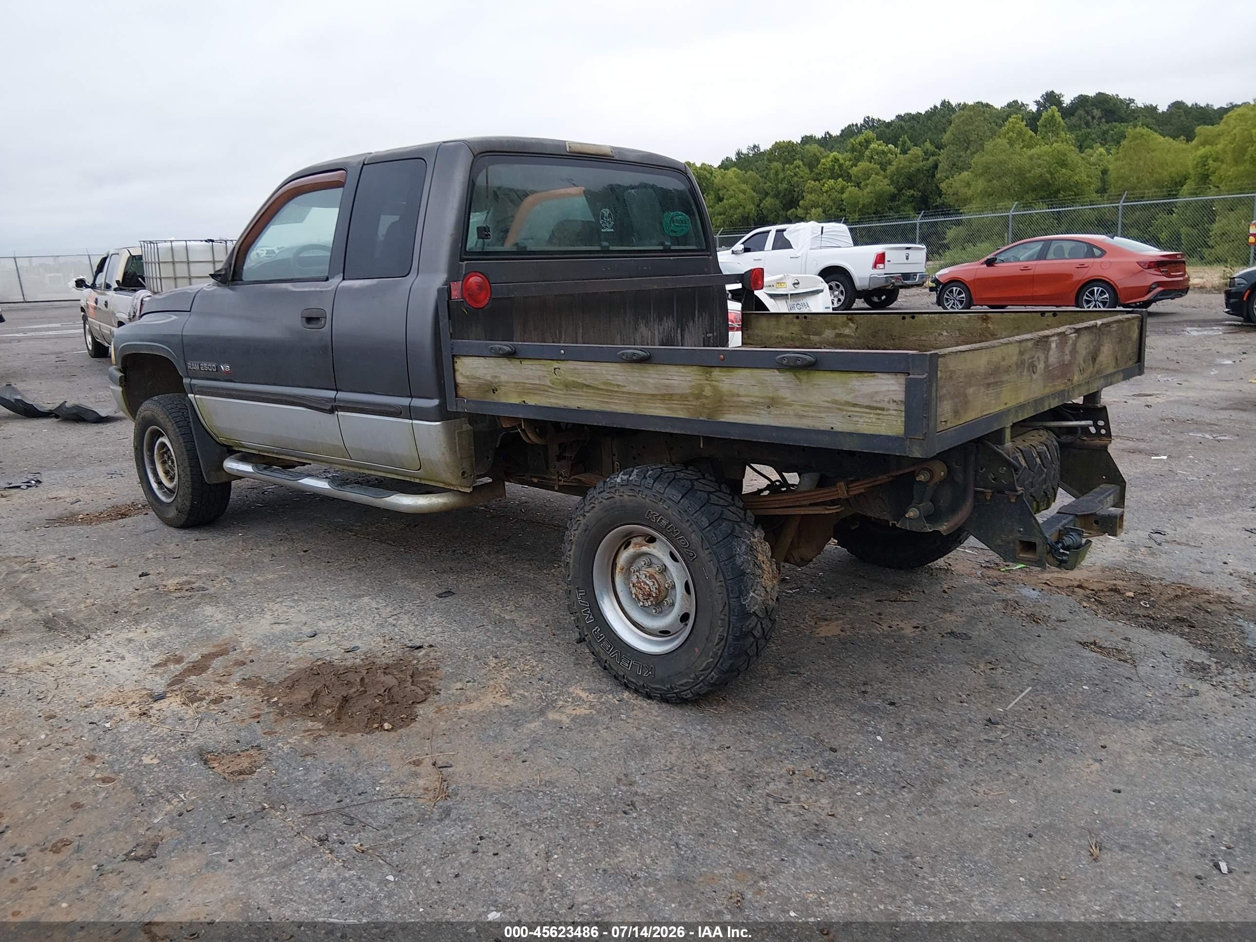 2002 Dodge Ram 2500 St Gray vin: 3B7KF23Z62M238772