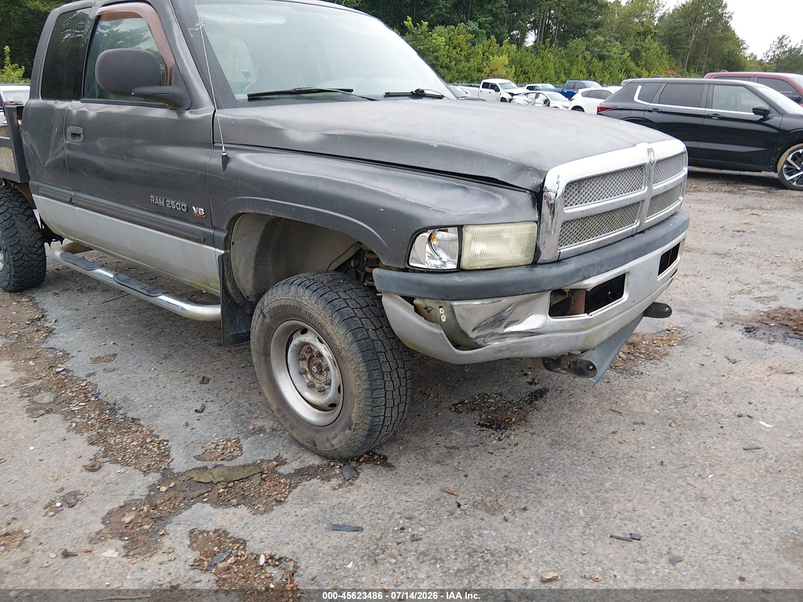 2002 Dodge Ram 2500 St Gray vin: 3B7KF23Z62M238772