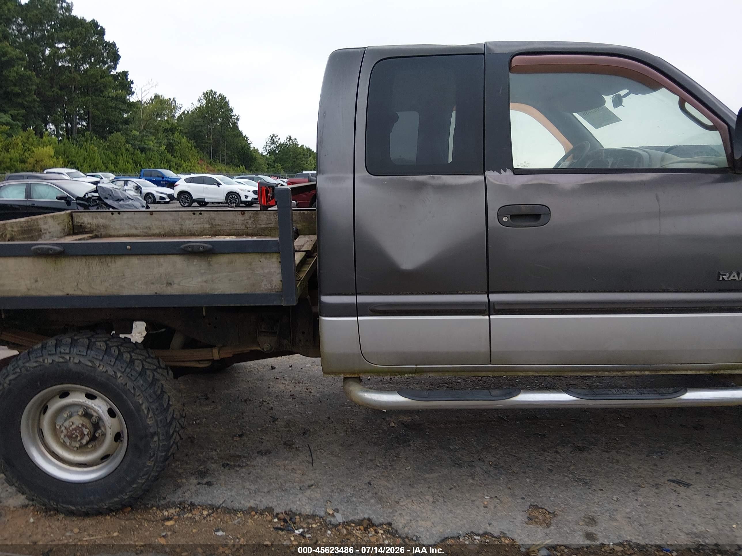 2002 Dodge Ram 2500 St Gray vin: 3B7KF23Z62M238772