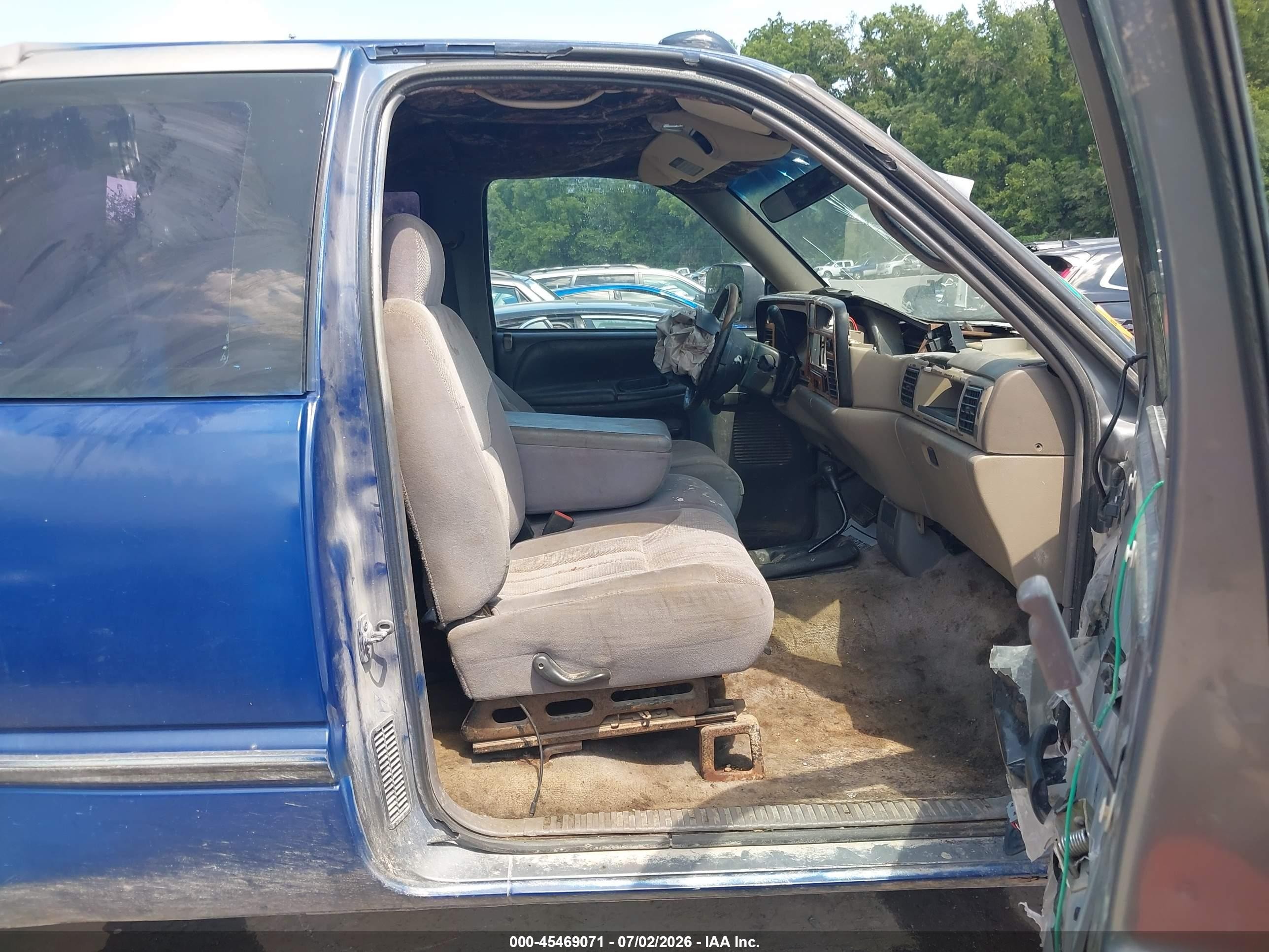 1995 Dodge Ram 2500   Blue vin: 3B7KF23Z6SM175544