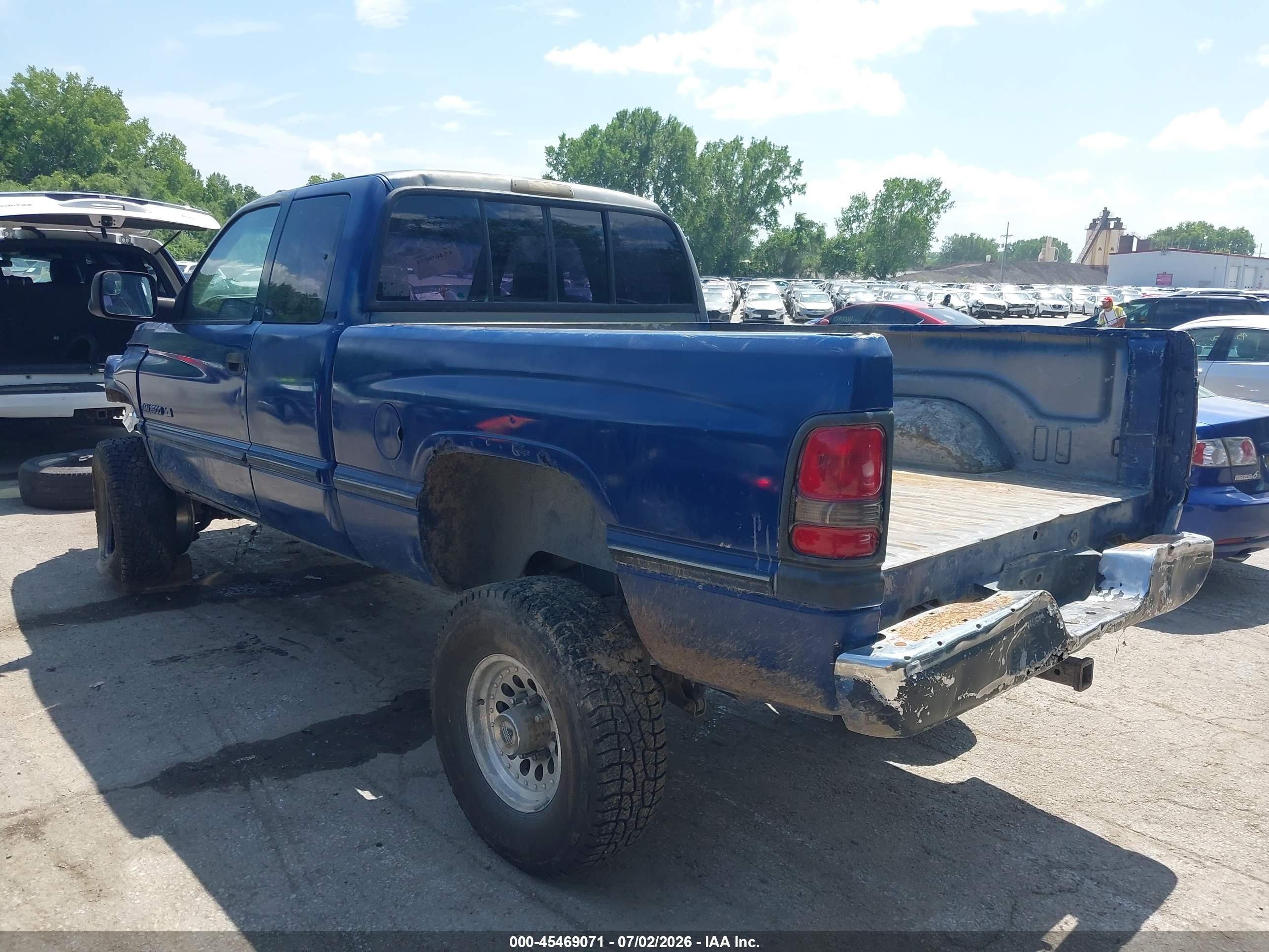 1995 Dodge Ram 2500   Blue vin: 3B7KF23Z6SM175544