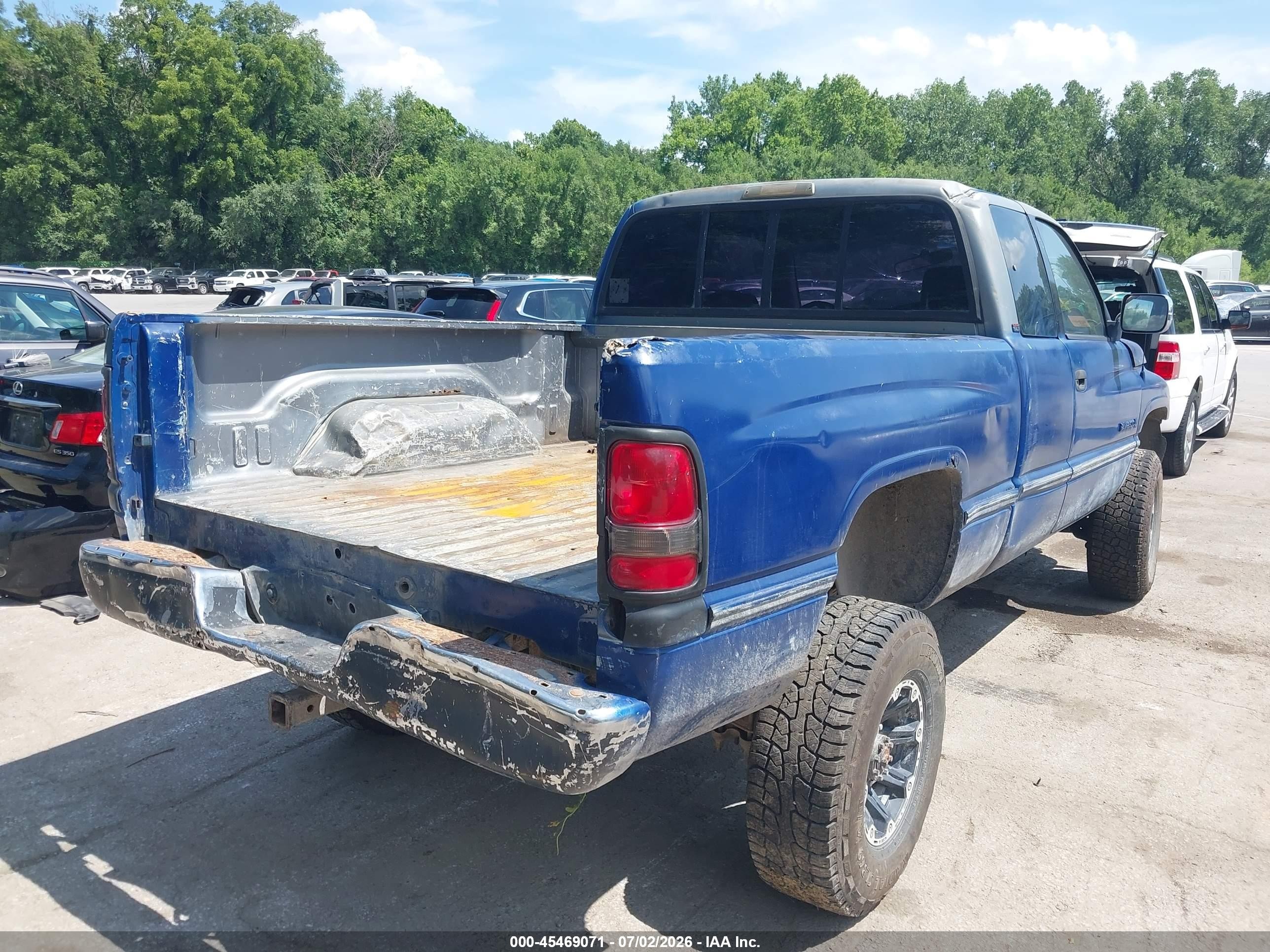 1995 Dodge Ram 2500   Blue vin: 3B7KF23Z6SM175544