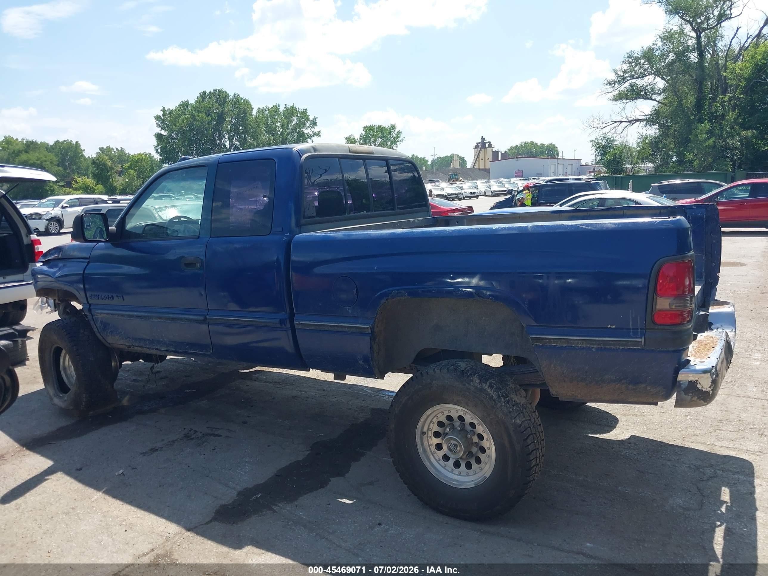 1995 Dodge Ram 2500   Blue vin: 3B7KF23Z6SM175544