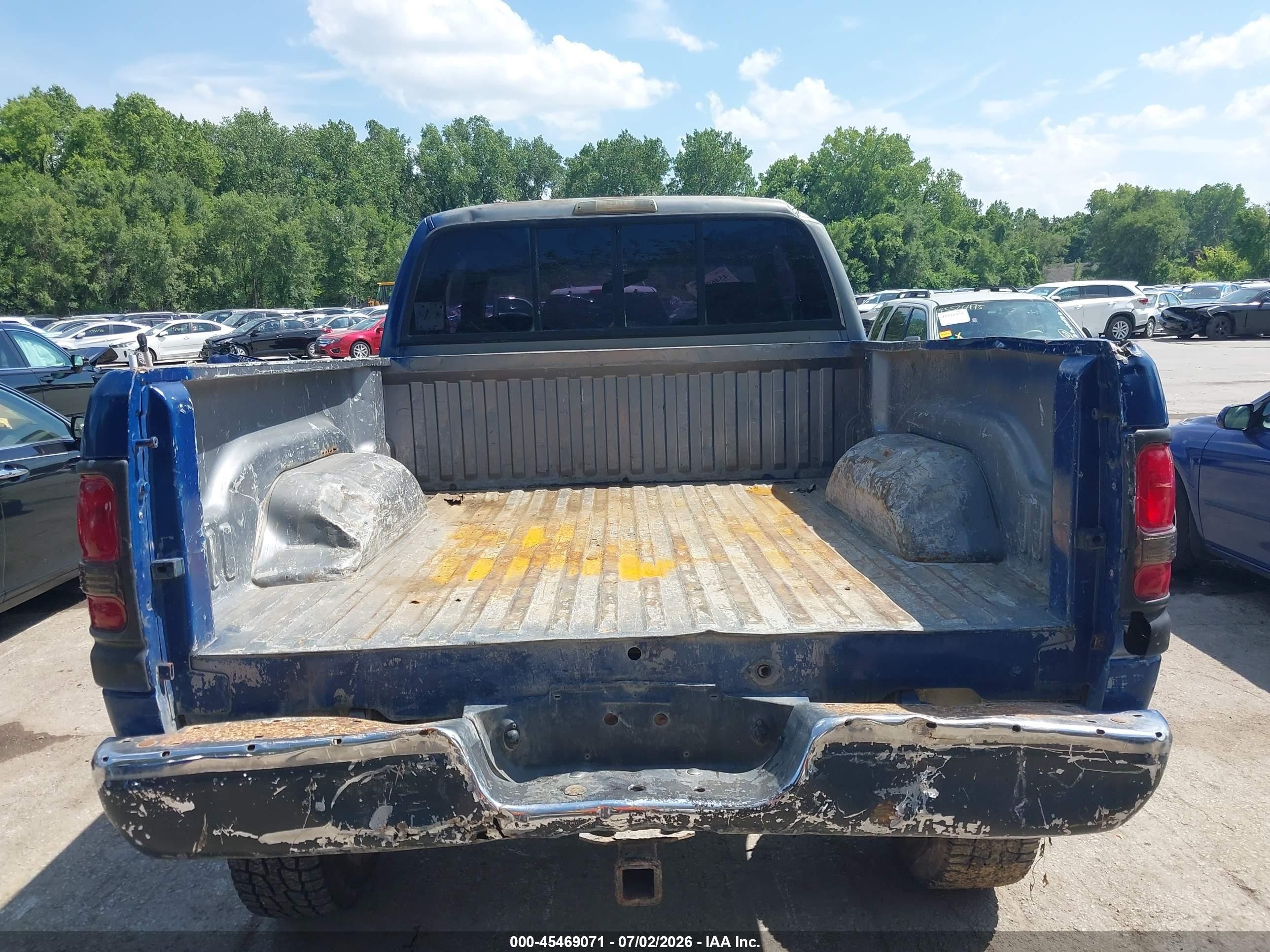 1995 Dodge Ram 2500   Blue vin: 3B7KF23Z6SM175544
