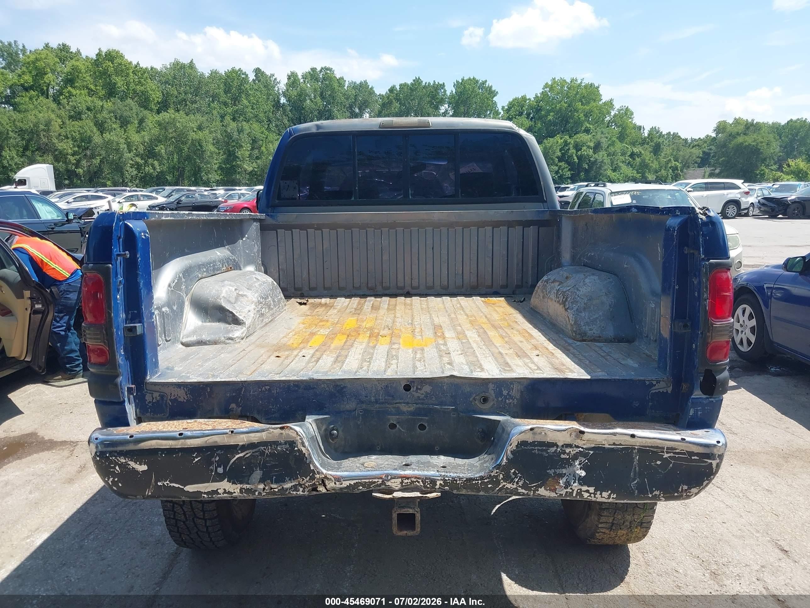 1995 Dodge Ram 2500   Blue vin: 3B7KF23Z6SM175544