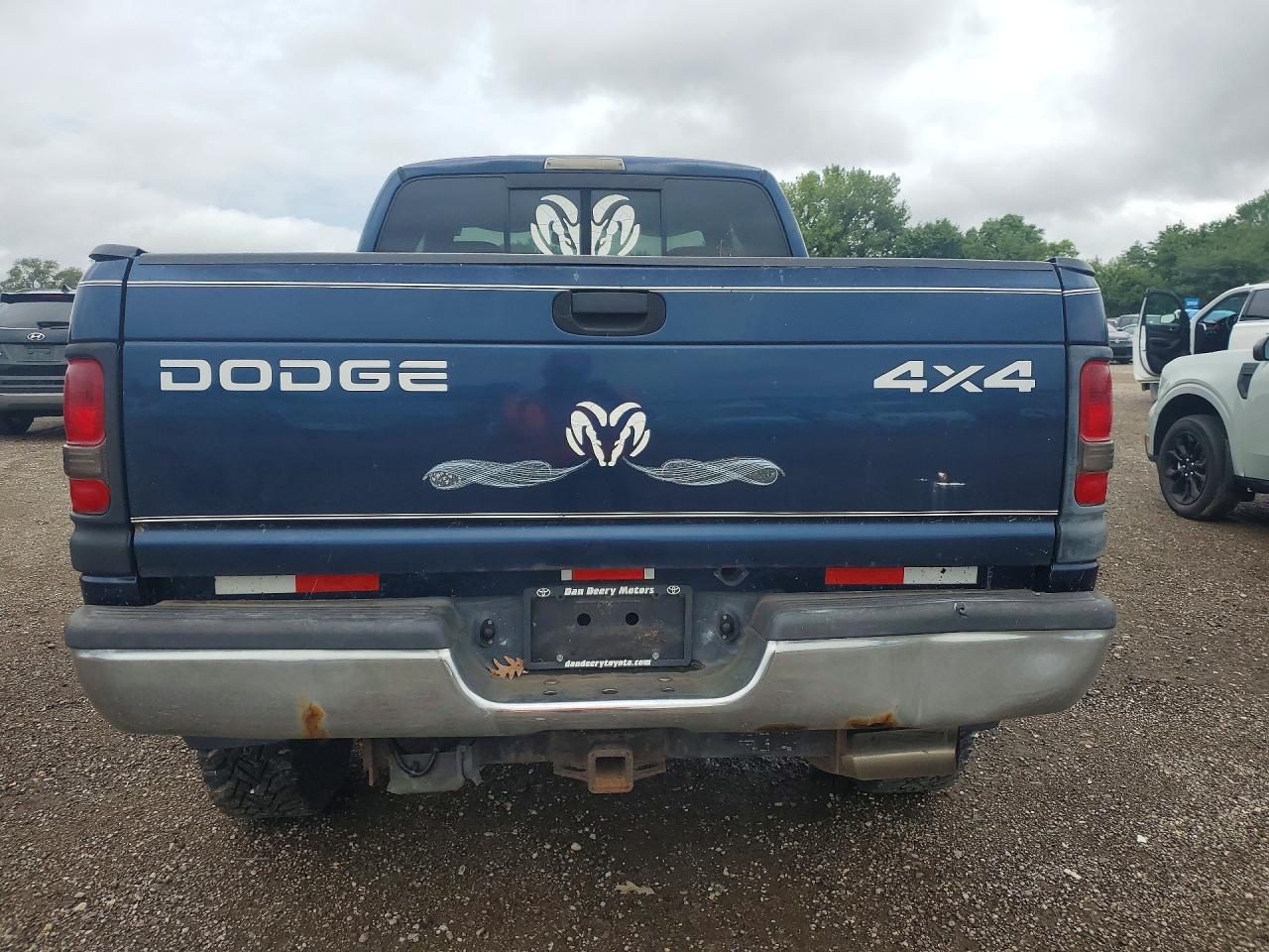 2002 Dodge Ram 2500 Синий vin: 3B7KF23Z72M274082