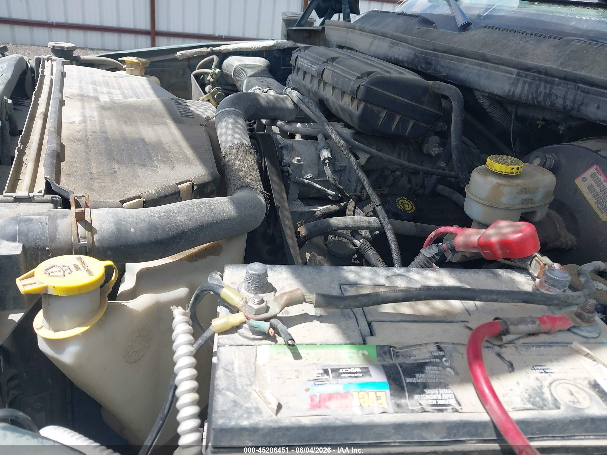 1999 Dodge Ram 2500 St Green vin: 3B7KF23Z8XG108269