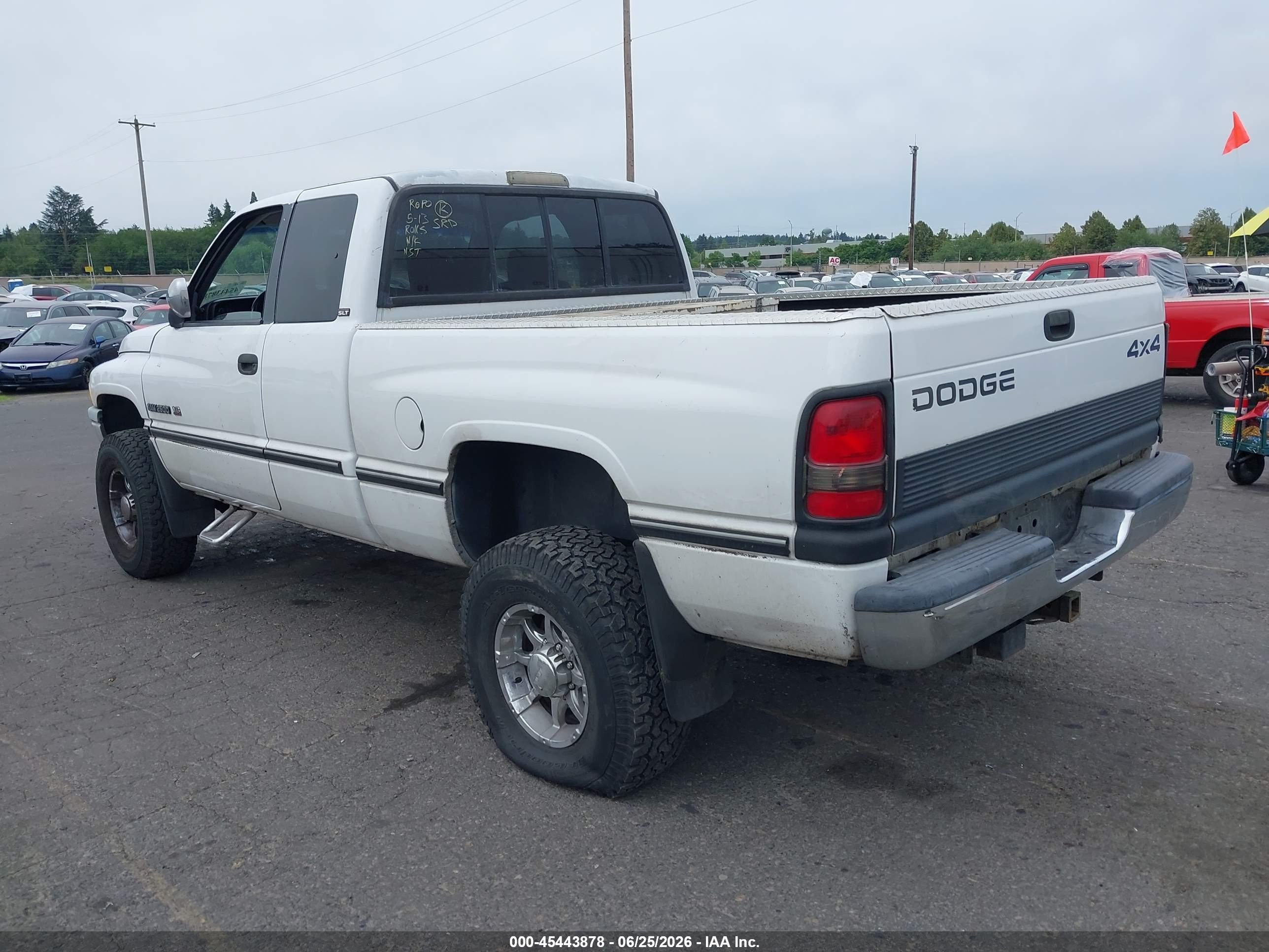1997 Dodge Ram 2500 St White vin: 3B7KF23ZXVG824409