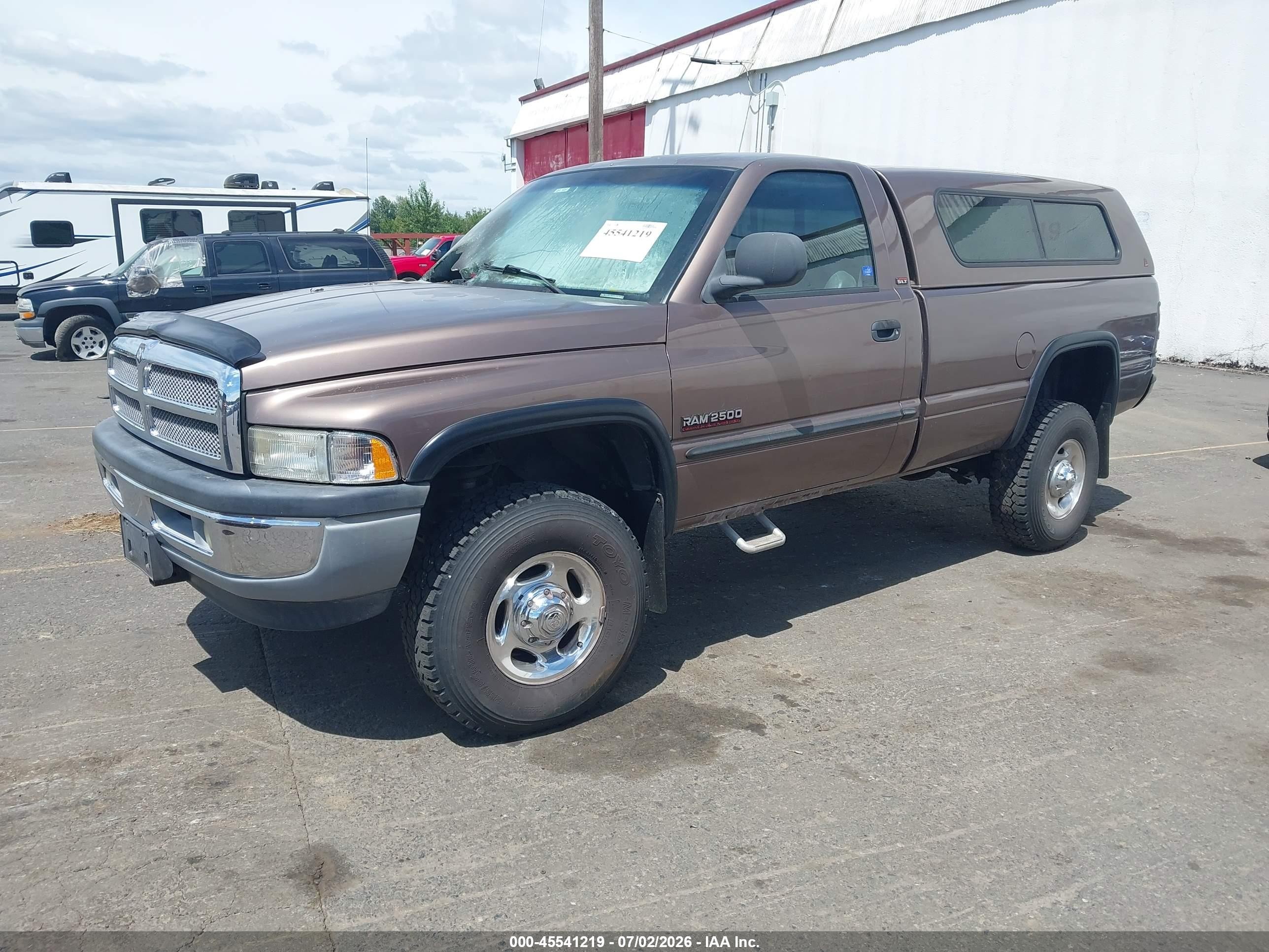2001 Dodge Ram 2500 St Brown vin: 3B7KF26621M505356