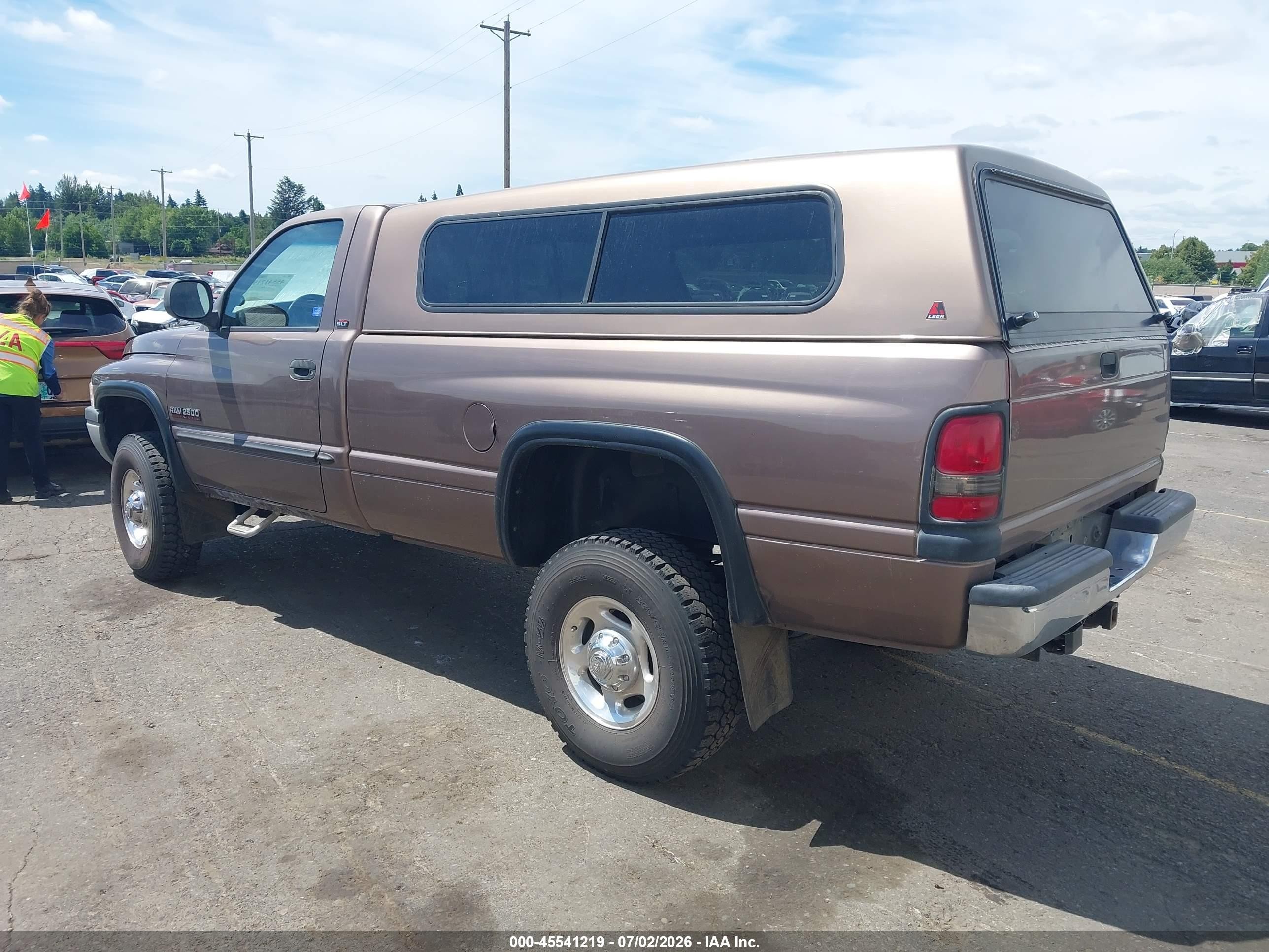 2001 Dodge Ram 2500 St Brown vin: 3B7KF26621M505356