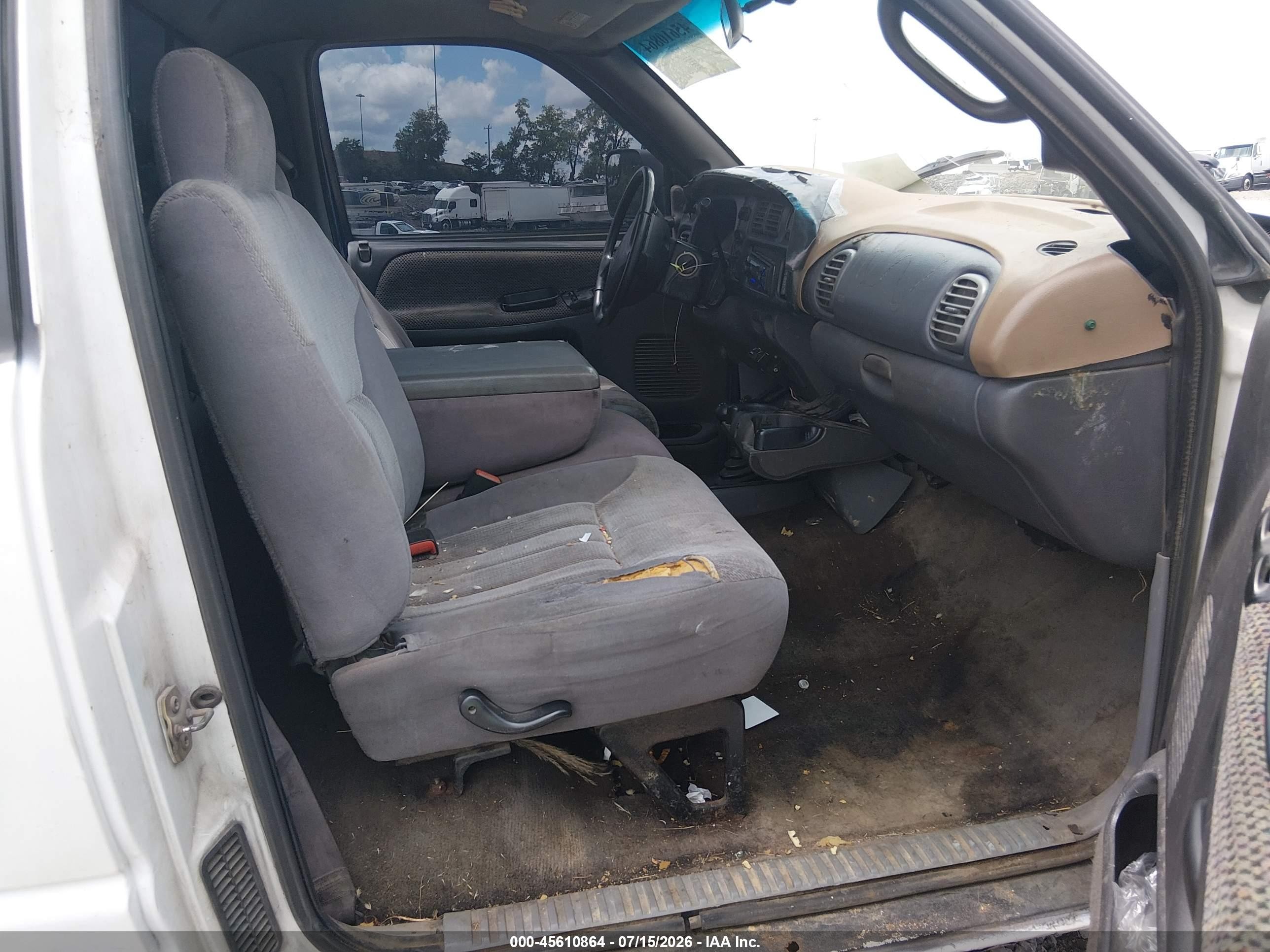 1998 Dodge Ram 2500 St White vin: 3B7KF2668WM254527