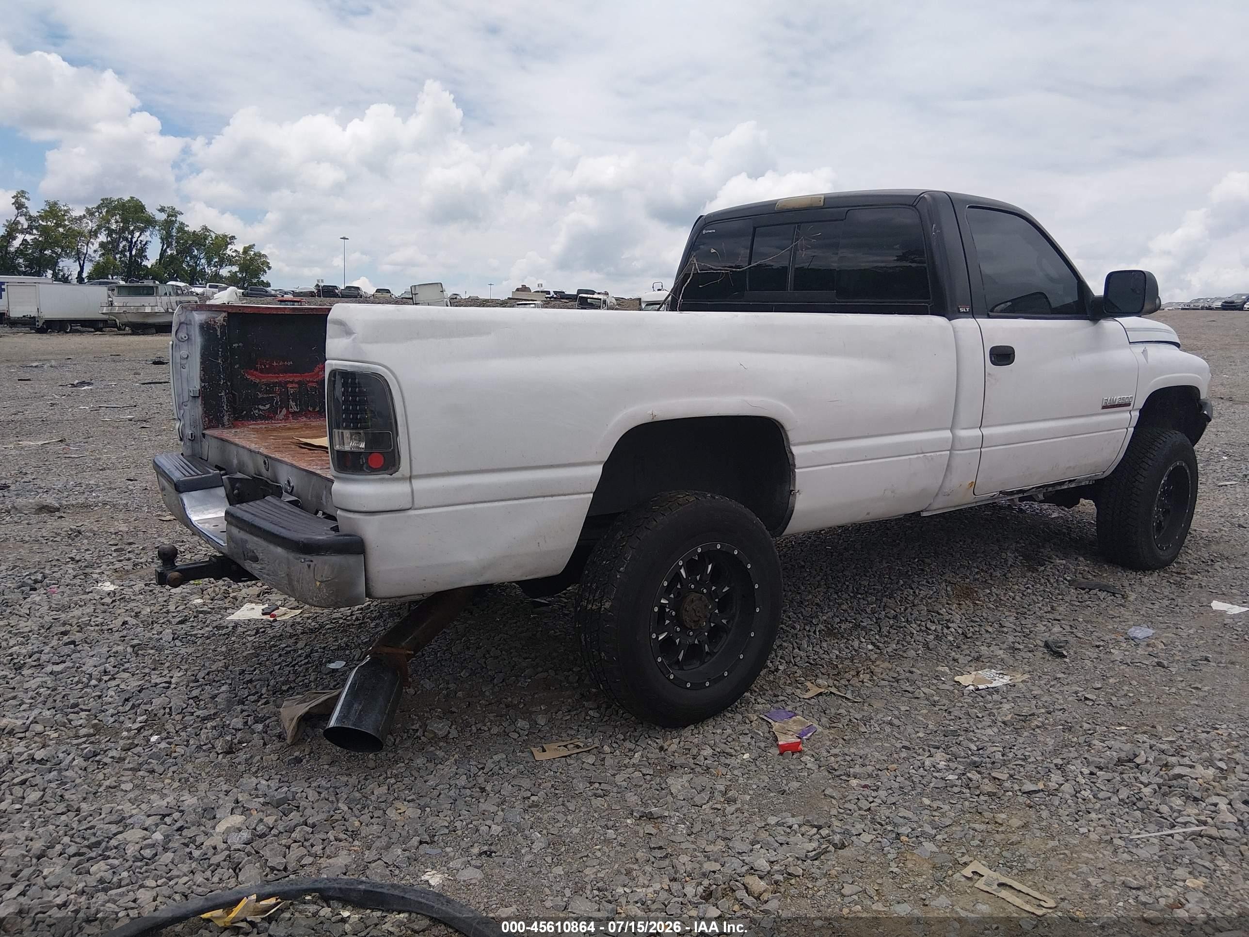 1998 Dodge Ram 2500 St White vin: 3B7KF2668WM254527