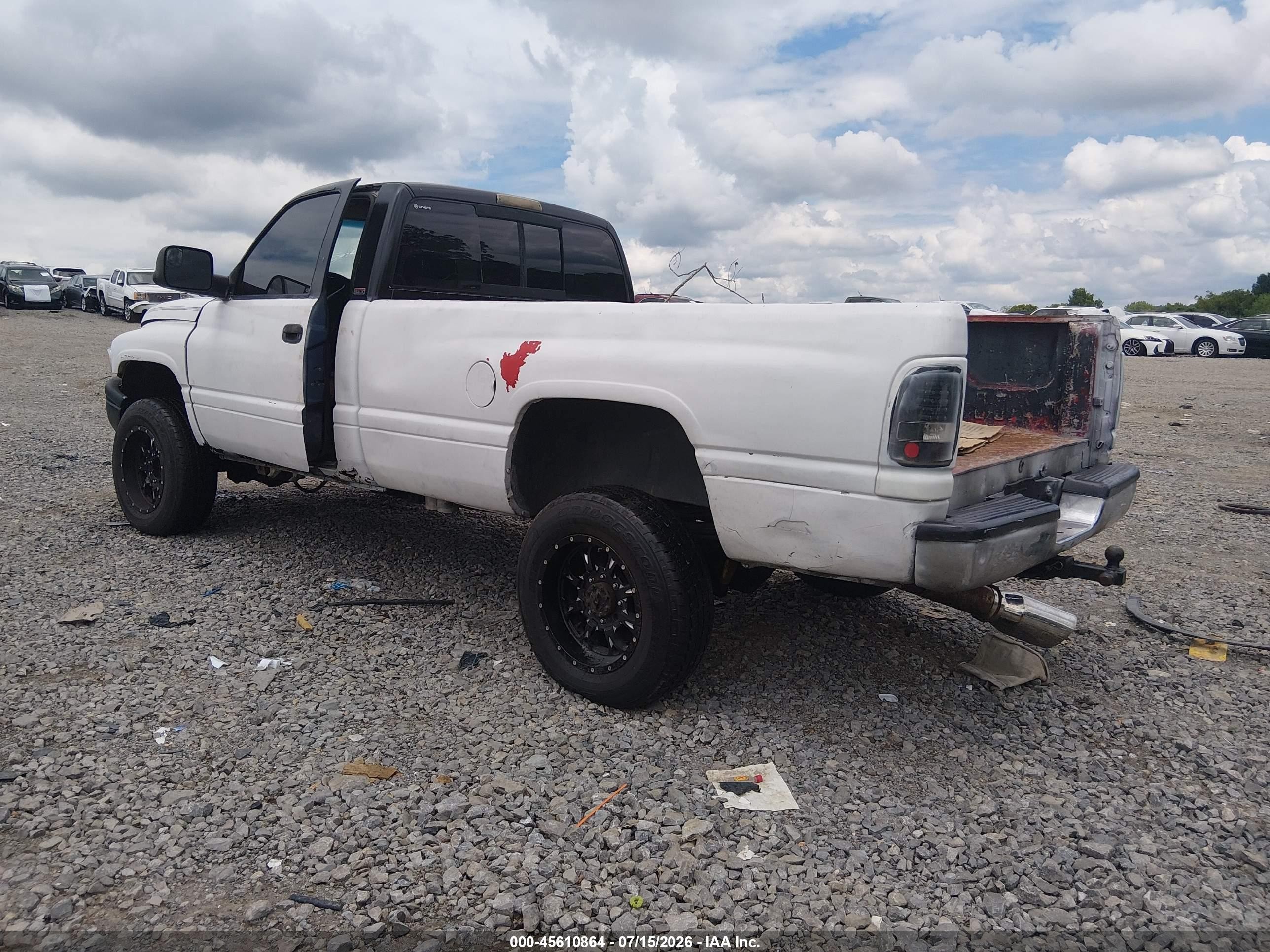 1998 Dodge Ram 2500 St White vin: 3B7KF2668WM254527