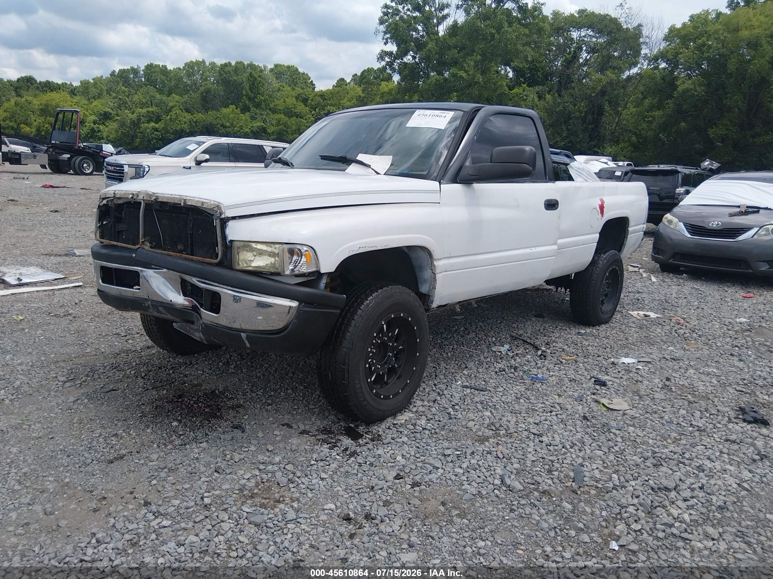 1998 Dodge Ram 2500 St White vin: 3B7KF2668WM254527