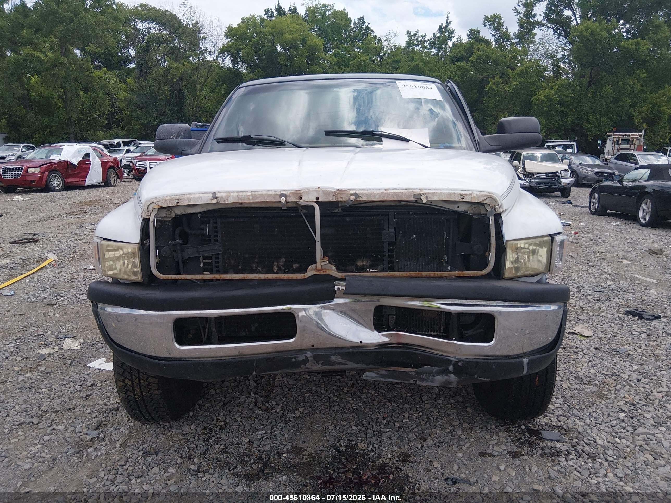1998 Dodge Ram 2500 St White vin: 3B7KF2668WM254527