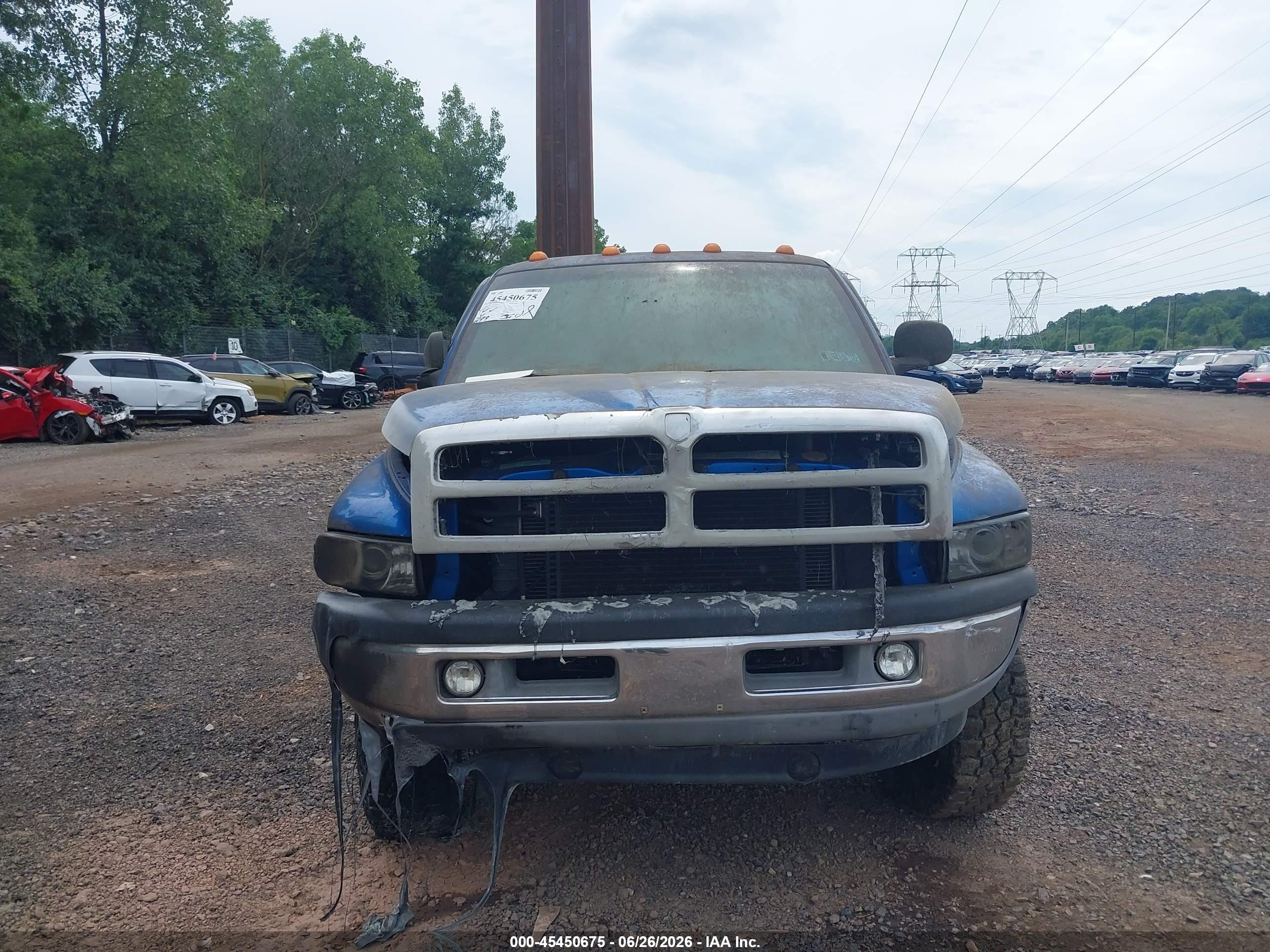 2001 Dodge Ram 2500 St Blue vin: 3B7KF26Z61M524857