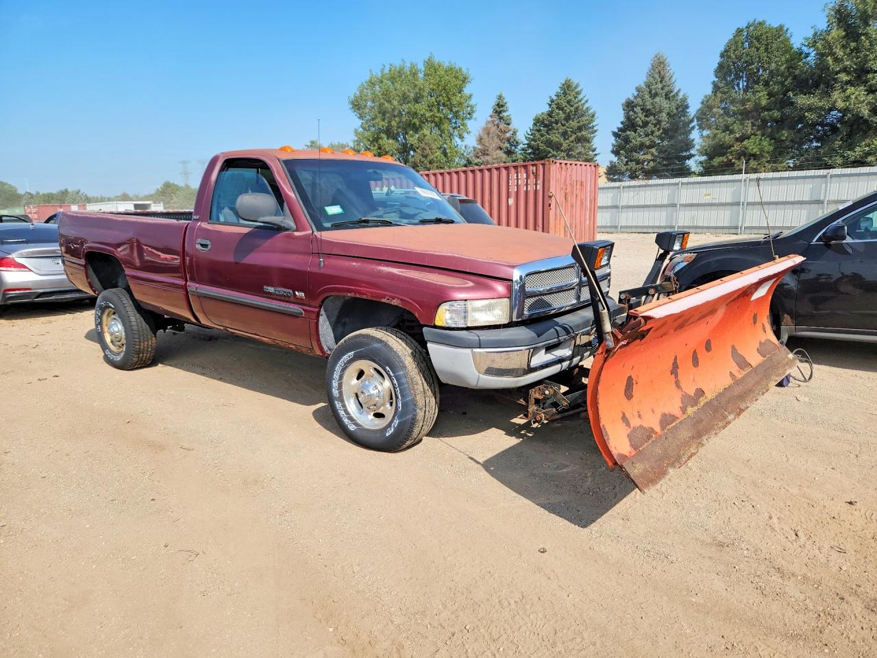 2000 Dodge Ram 2500 Бордовый vin: 3B7KF26Z9YM210663
