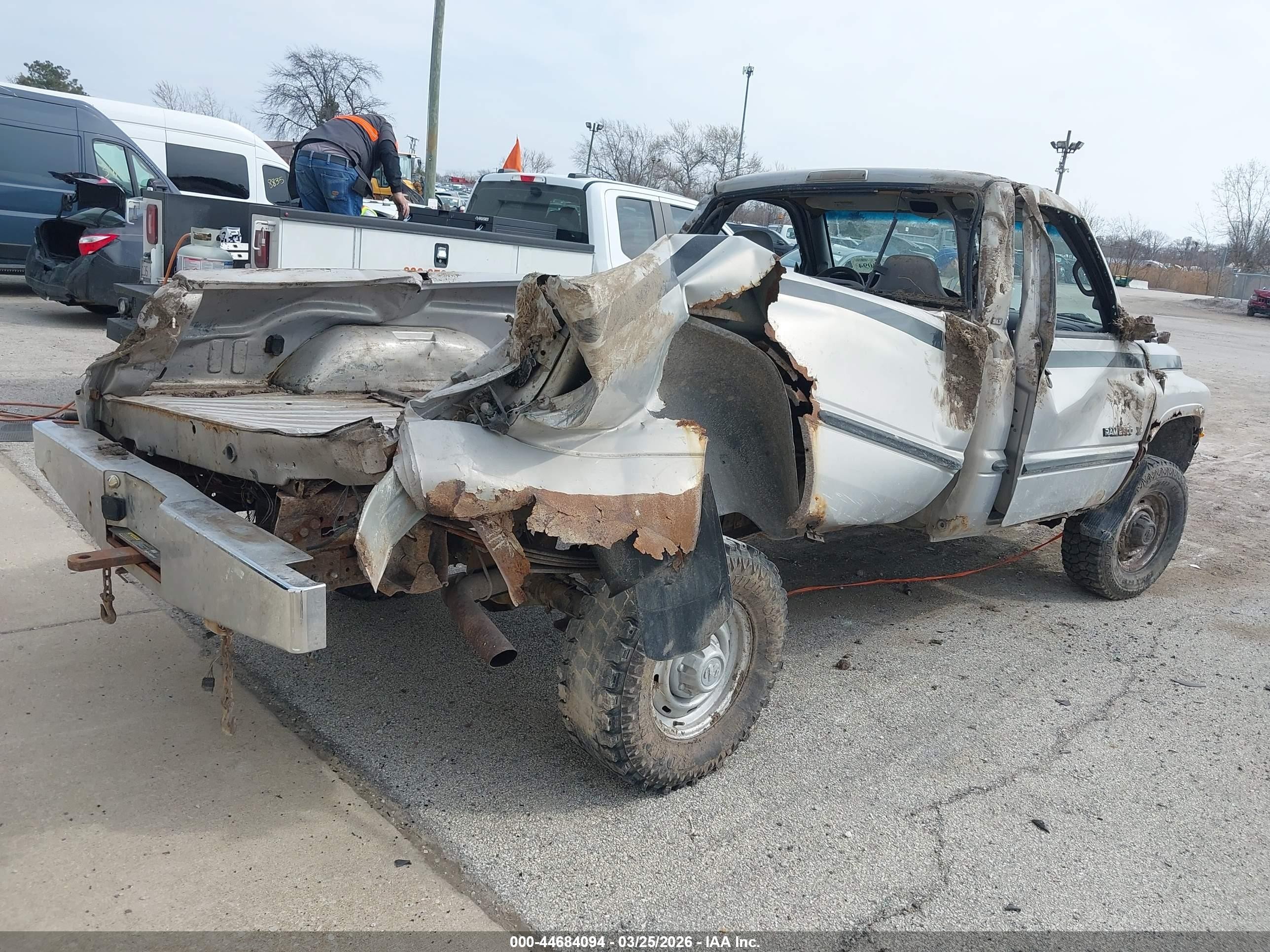 1998 Dodge Ram 2500 St Gray vin: 3B7KF26ZXWM220213