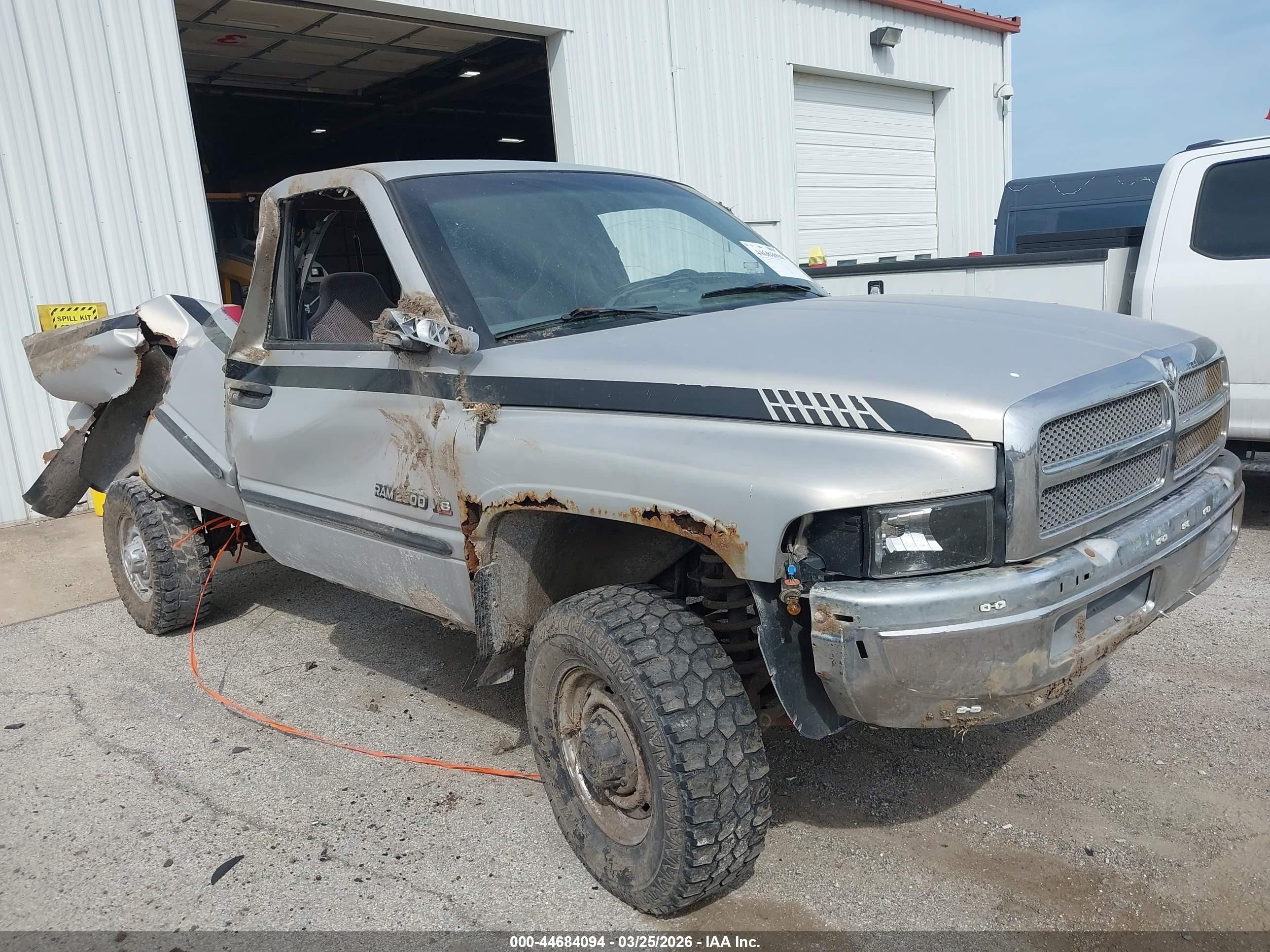 1998 Dodge Ram 2500 St Gray vin: 3B7KF26ZXWM220213