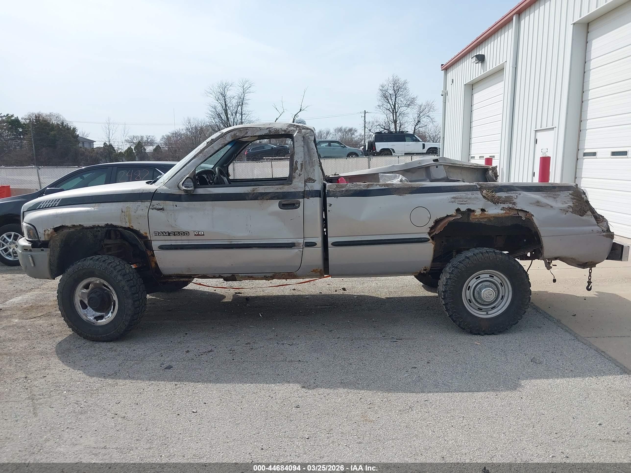1998 Dodge Ram 2500 St Gray vin: 3B7KF26ZXWM220213