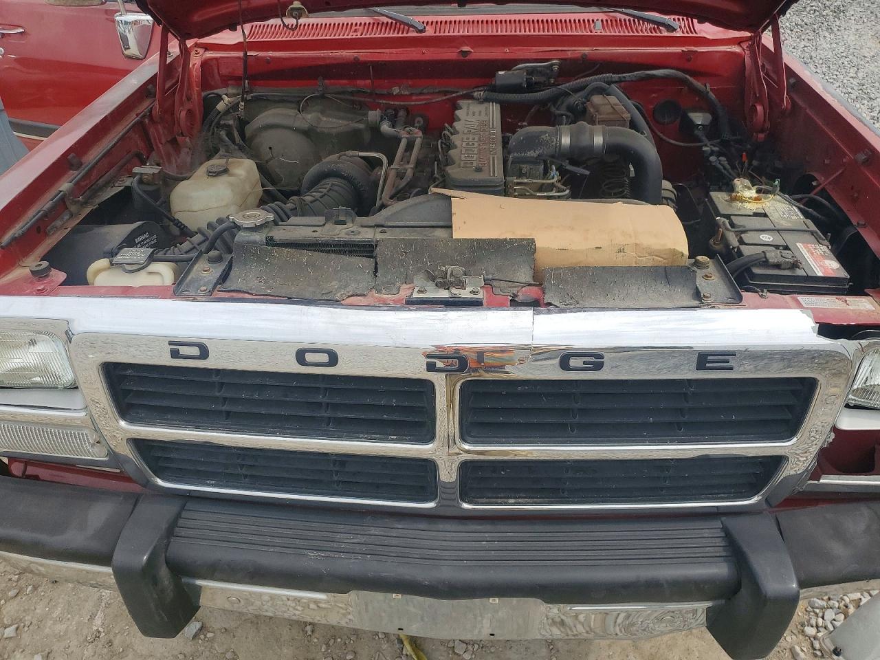 1992 Dodge W-series W200 Red vin: 3B7KM23C0NM541732