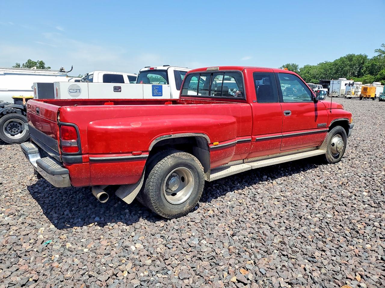 1996 Dodg Ram Красный vin: 3B7MC33C0TM163832