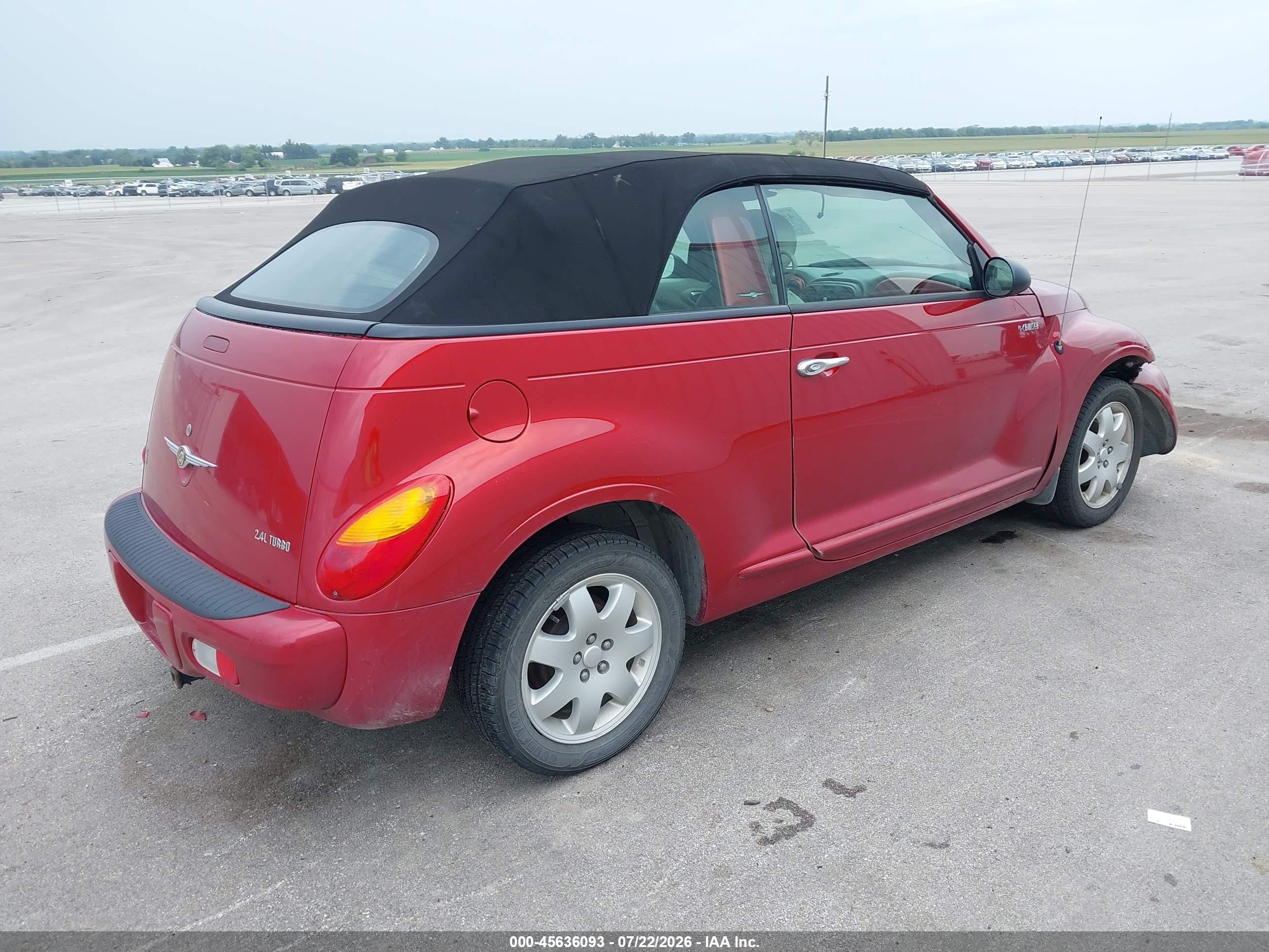 2005 Chrysler Pt Cruiser Touring Красный vin: 3C3AY55E15T604718