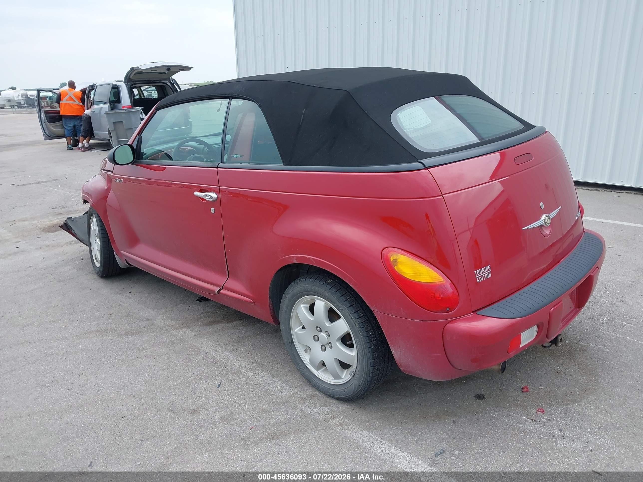 2005 Chrysler Pt Cruiser Touring Красный vin: 3C3AY55E15T604718