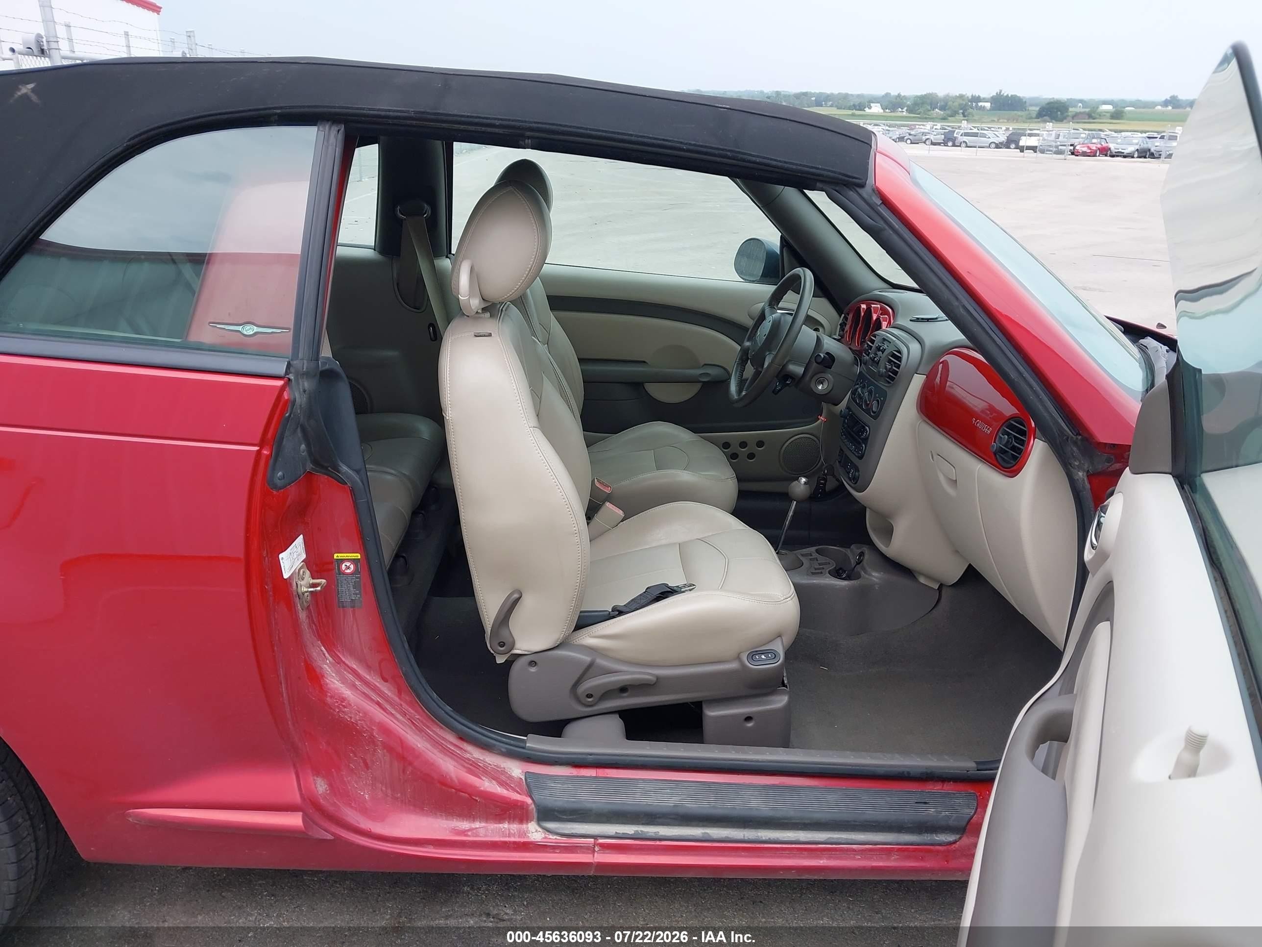 2005 Chrysler Pt Cruiser Touring Красный vin: 3C3AY55E15T604718