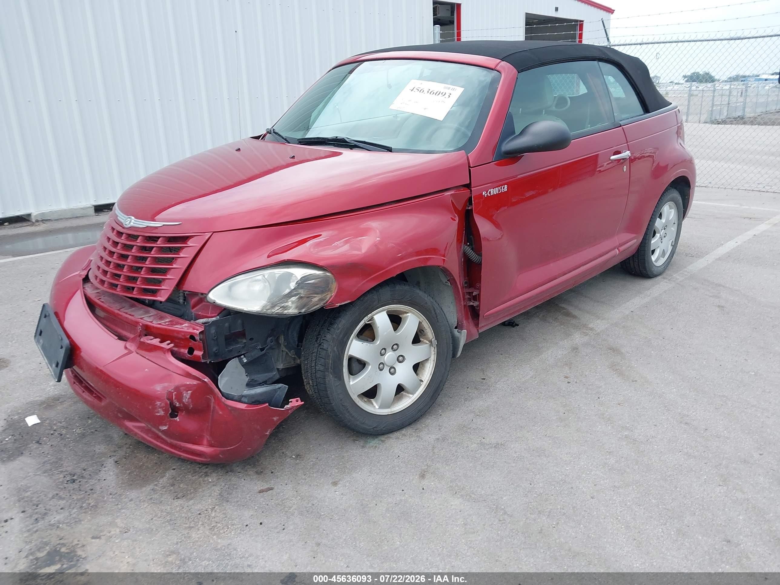 2005 Chrysler Pt Cruiser Touring Красный vin: 3C3AY55E15T604718