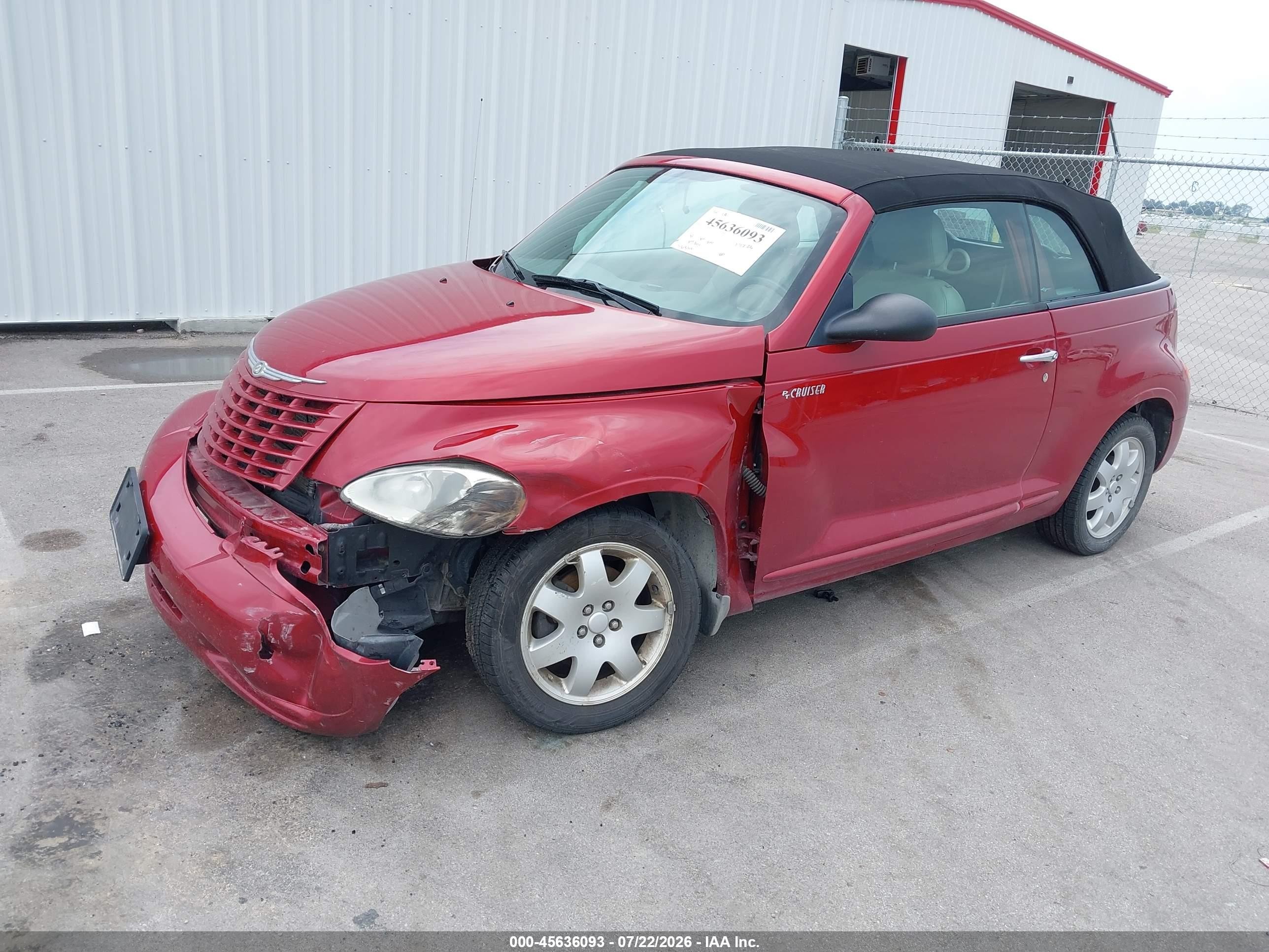 2005 Chrysler Pt Cruiser Touring Красный vin: 3C3AY55E15T604718