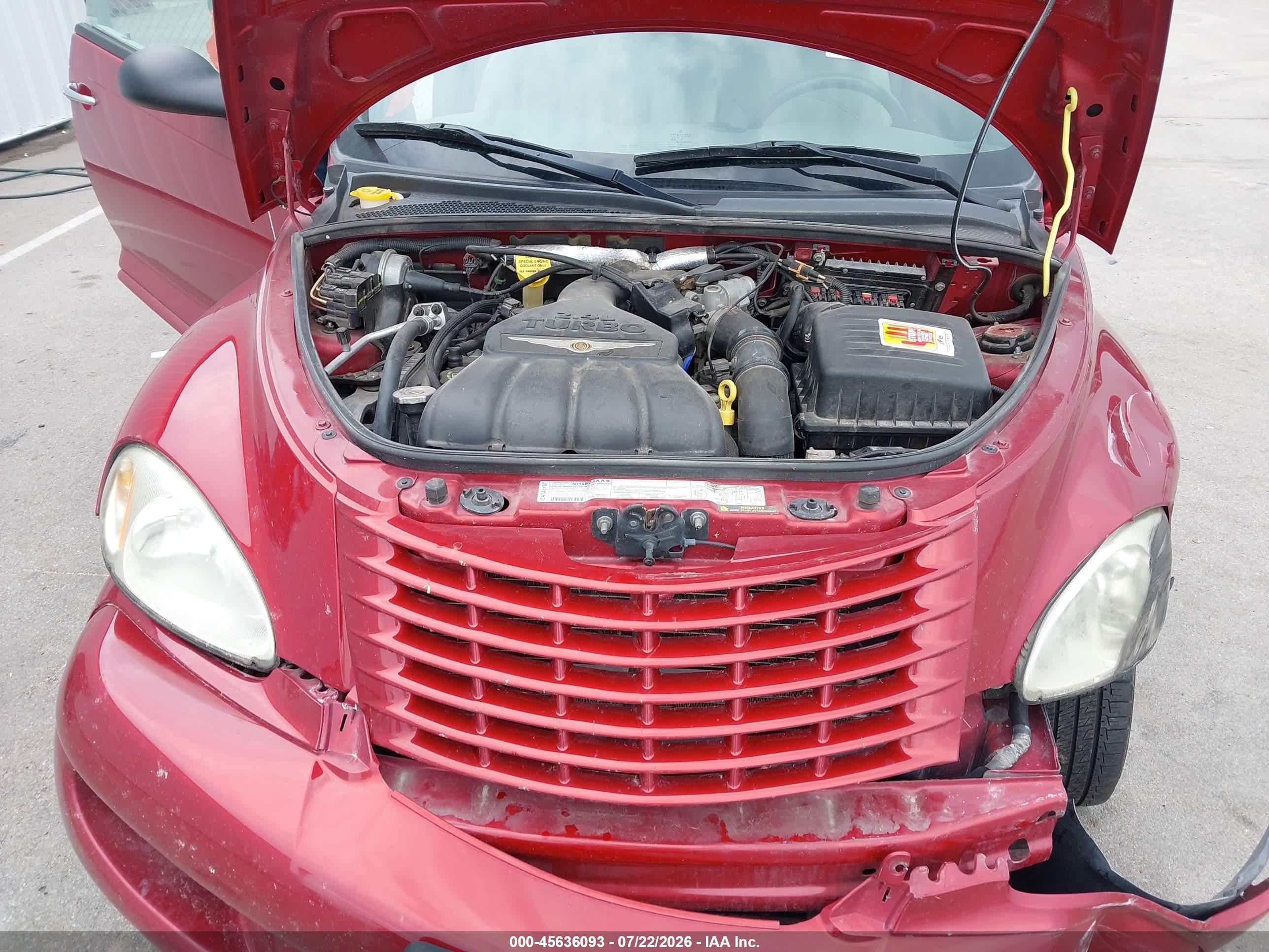 2005 Chrysler Pt Cruiser Touring Красный vin: 3C3AY55E15T604718